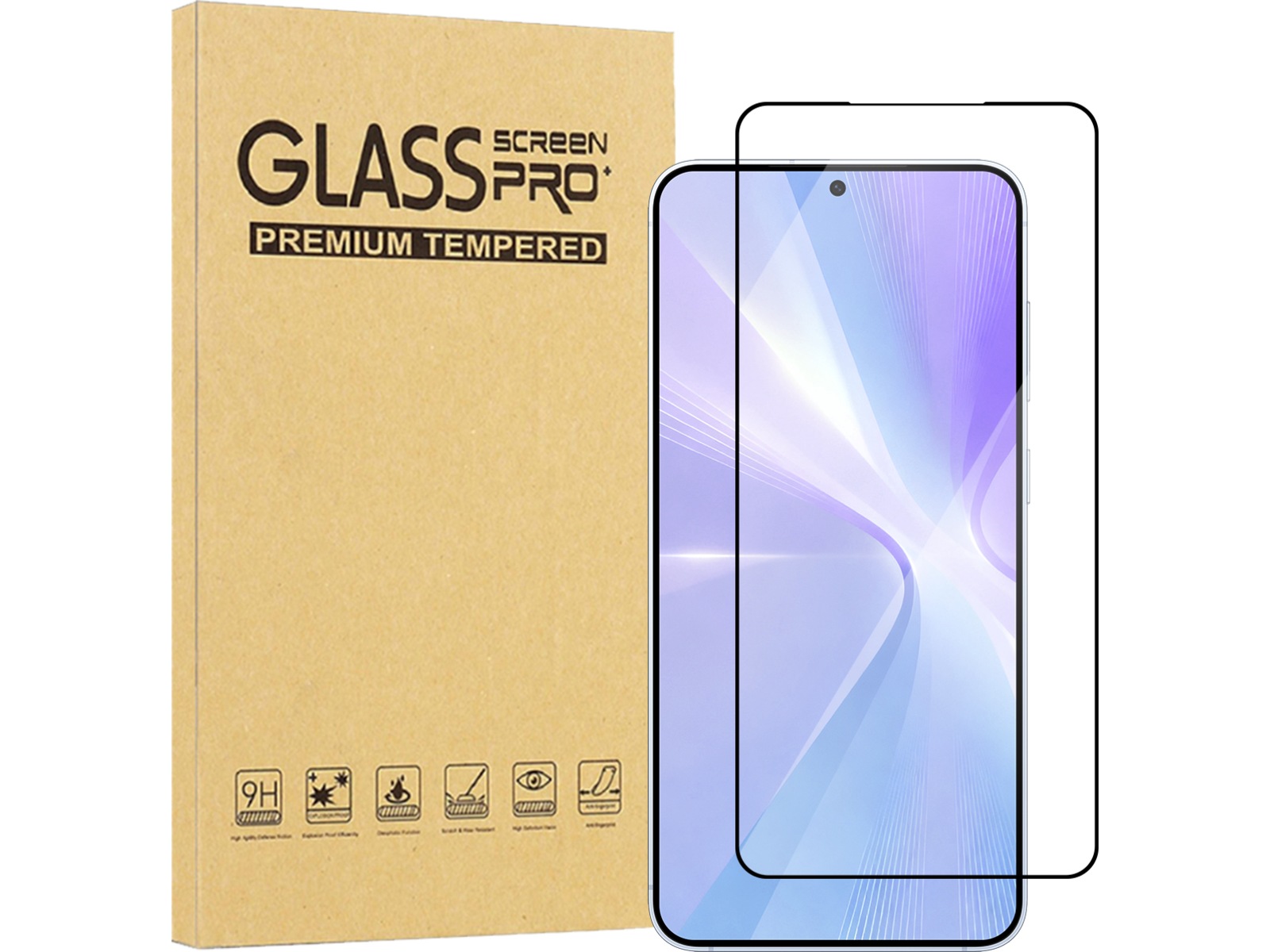 iiglo Galaxy S26+ Clear Glass skærmbeskytter Skærmbeskyttelse mobiltelefon