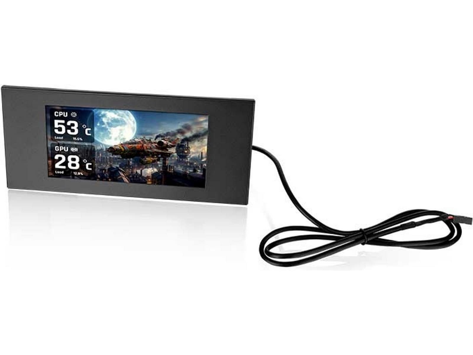 Thermaltake 6,0" LCD Panel Kit til View 600 TG (sort) Tilbehør
