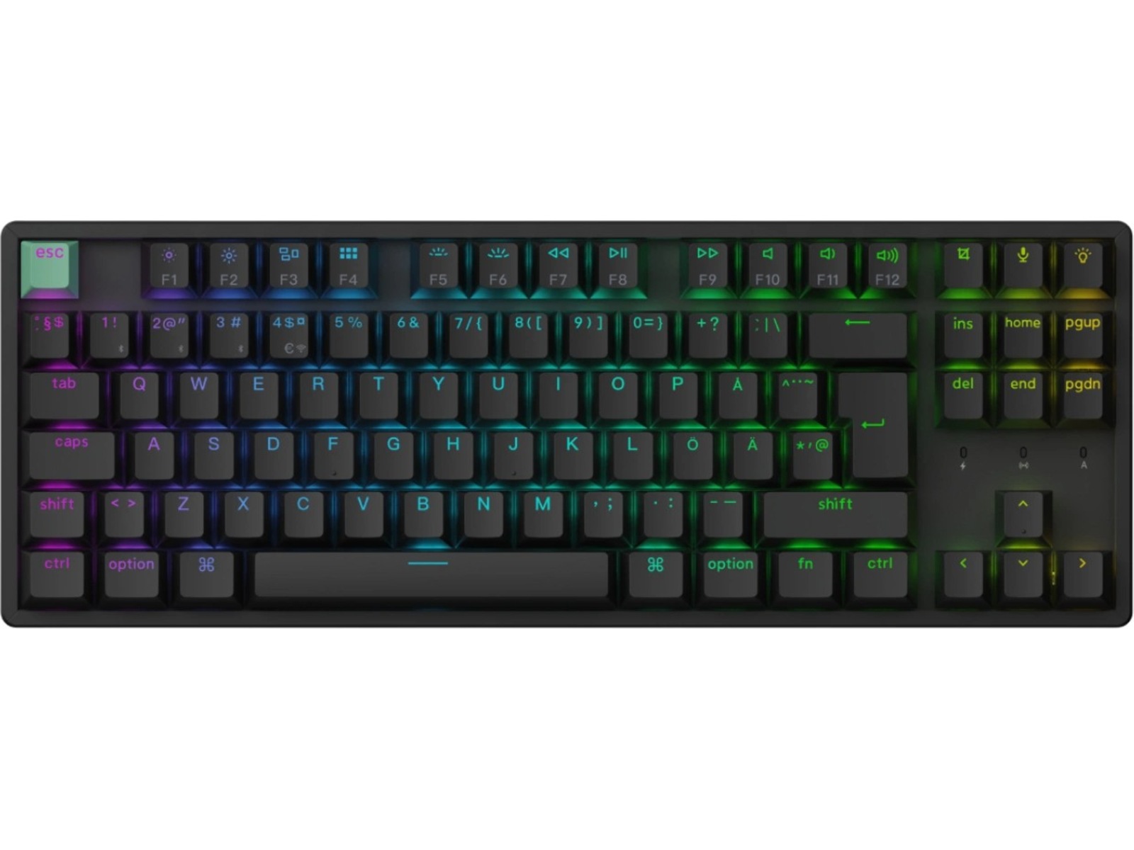 Keychron K8 HE Trådløst Gamingtastatur (sort) Gamingkeyboard