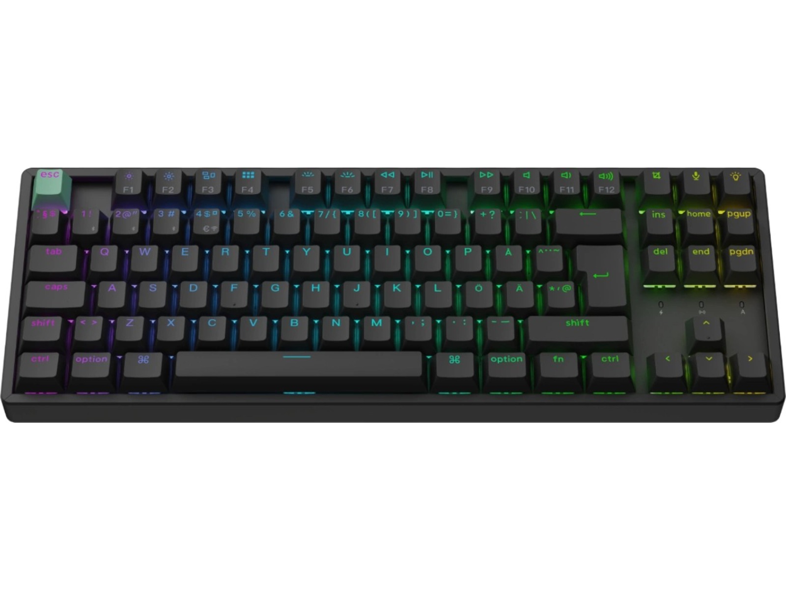 Keychron K8 HE Trådløst Gamingtastatur (sort) Gamingkeyboard
