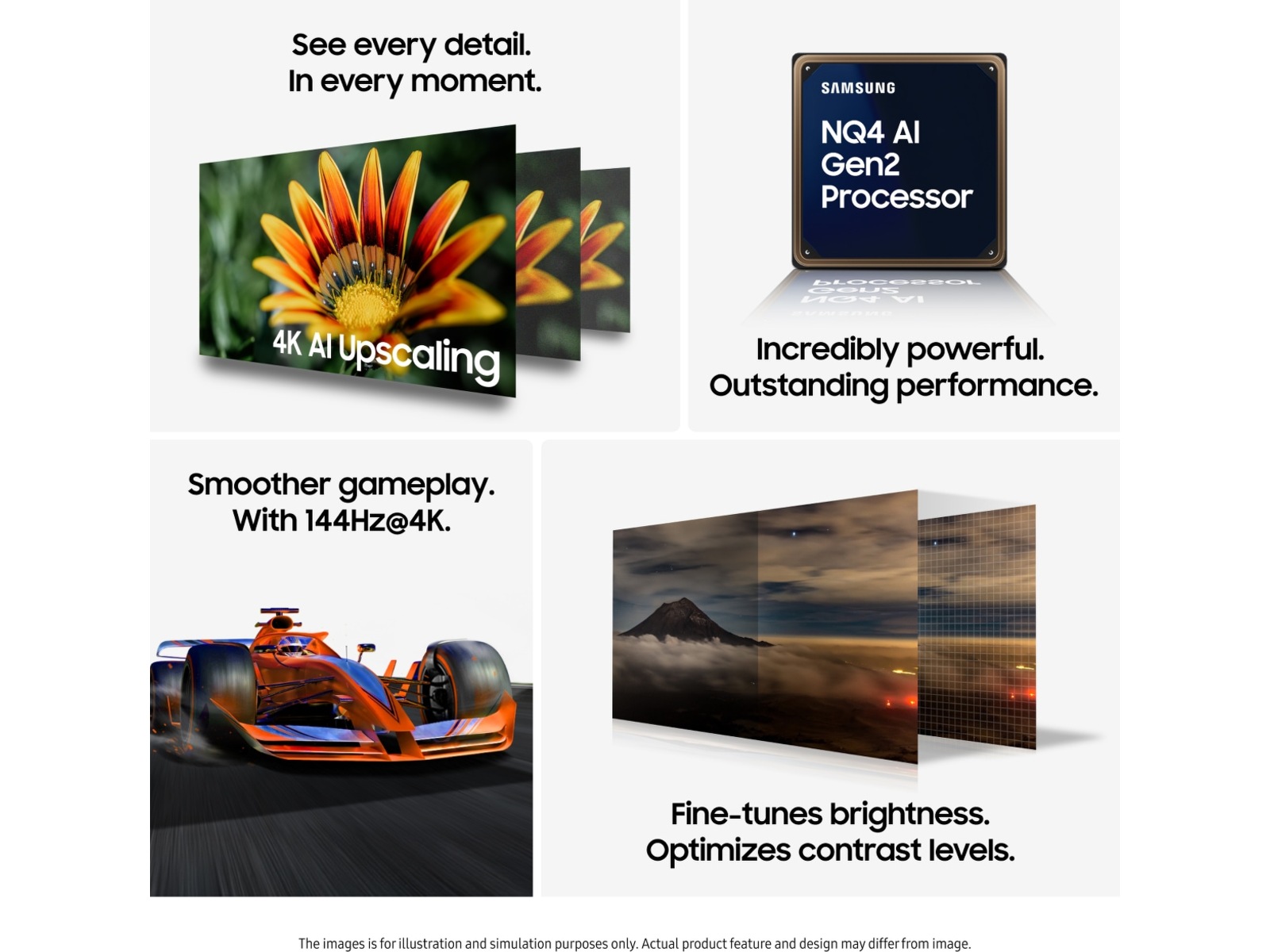 Samsung 55" QN73F Neo QLED 4K Mini LED Smart TV (2025) + soundbar 50 - 59 tommer TV