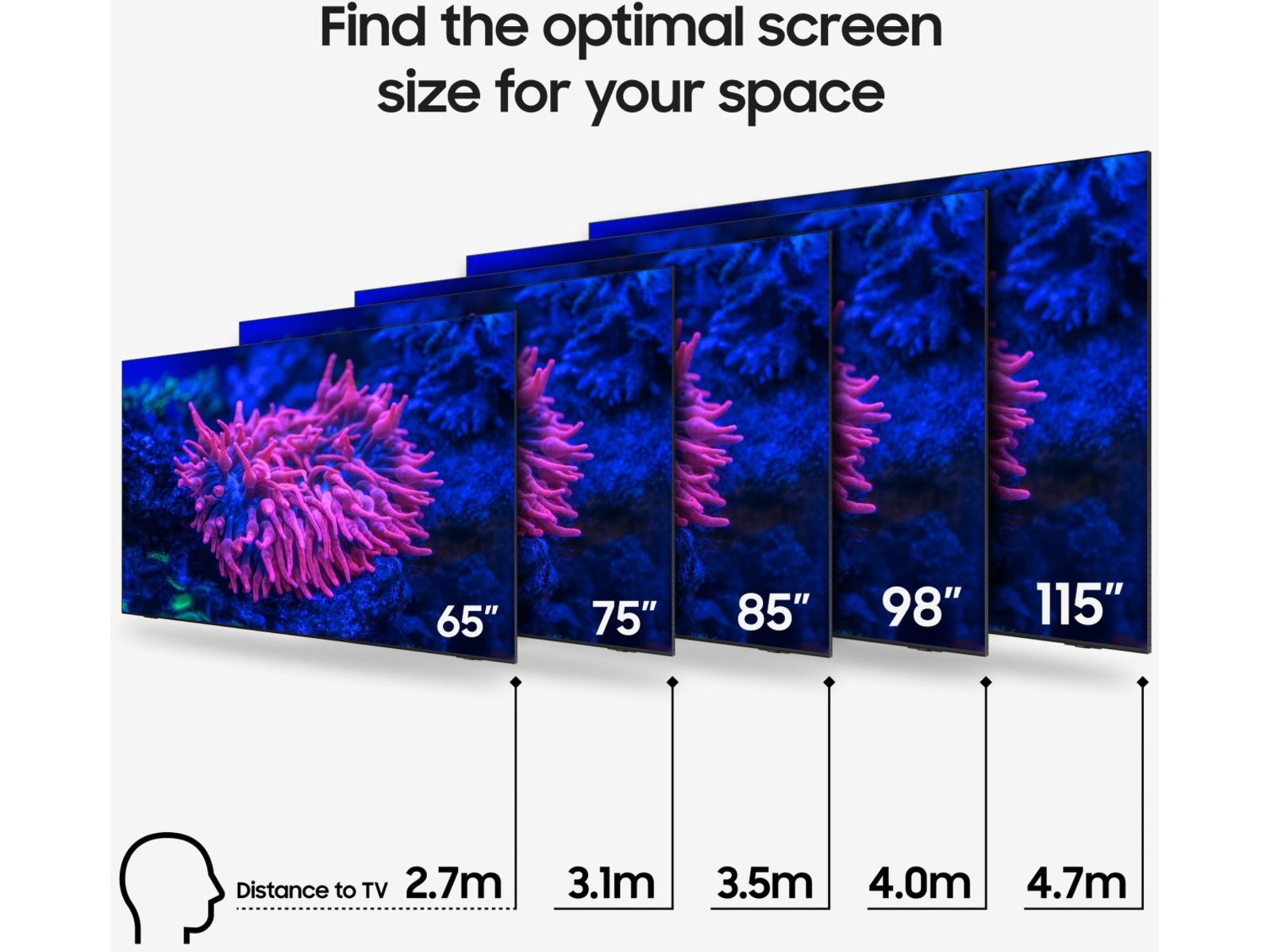 Samsung 55" QN73F Neo QLED 4K Mini LED Smart TV (2025) + soundbar 50 - 59 tommer TV