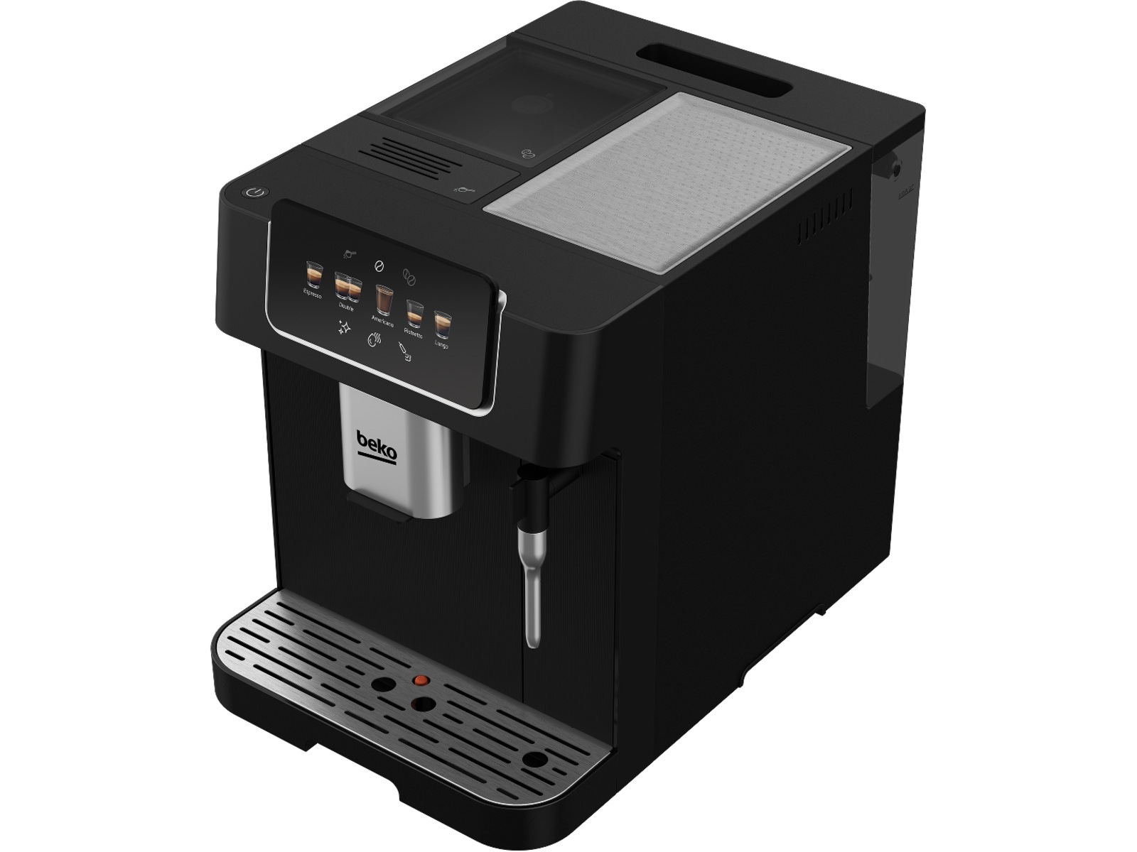 Beko CEG 7302 B Helautomatisk espressomaskine (sort) + mælkeskummer Espressomaskiner