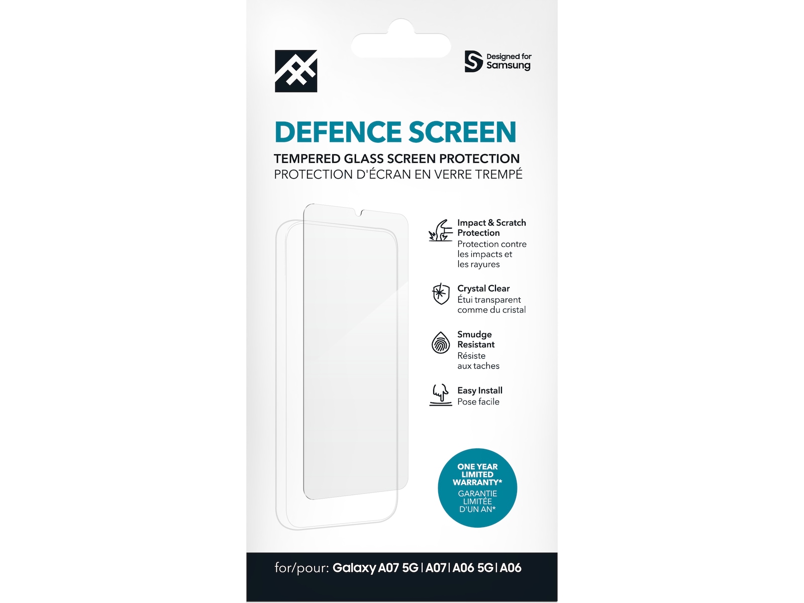 Defence Screen Galaxy A07 / A06 5G / A06 skærmbeskytter Skærmbeskyttelse mobiltelefon