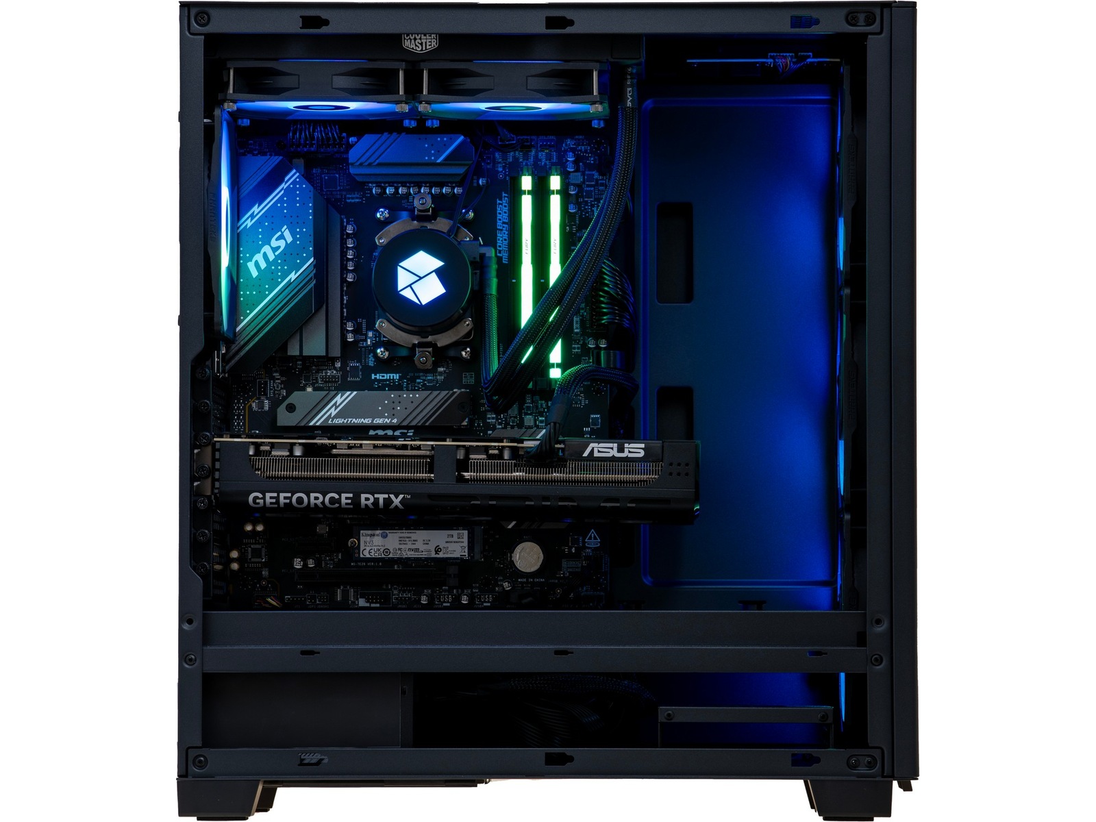 Komplett-PC Advanced Gaming a154 RGB Stationær Gaming PC