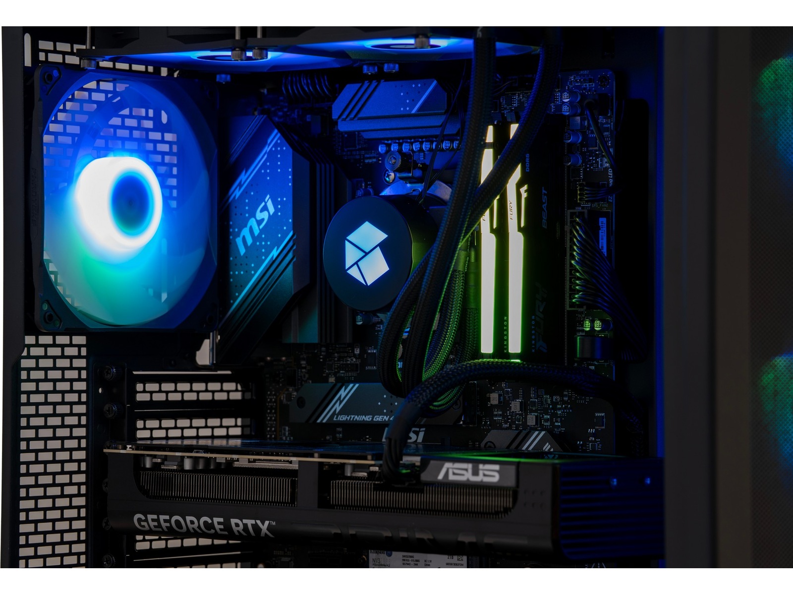 Komplett-PC Advanced Gaming a154 RGB Stationær Gaming PC