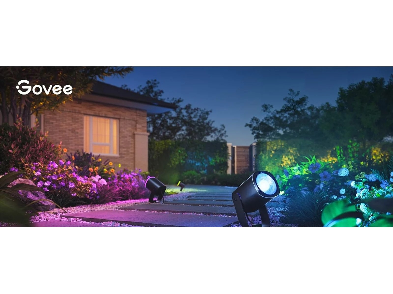 Govee udendørs spotlights 2-pak Gulvlampe