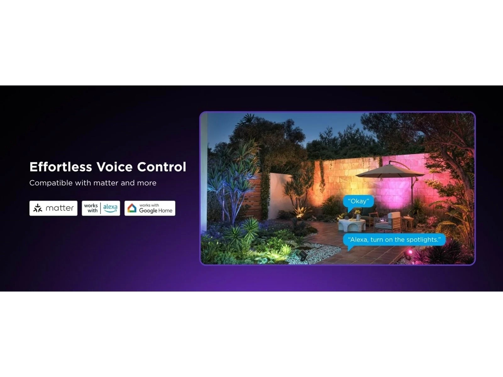 Govee udendørs spotlights 2-pak Gulvlampe