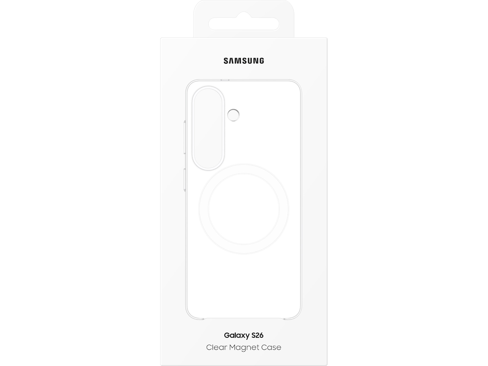 Samsung Galaxy S26 Clear Magnet Case (gennemsigtig) Mobilcover