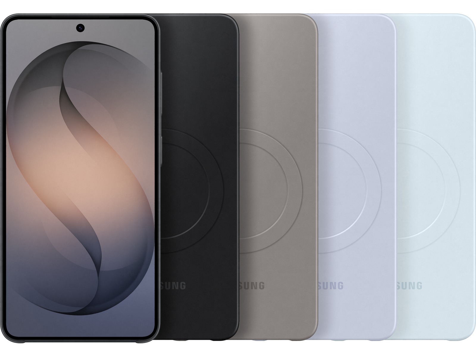 Samsung Galaxy S26 Slim Magnet Case (grå) Mobilcover