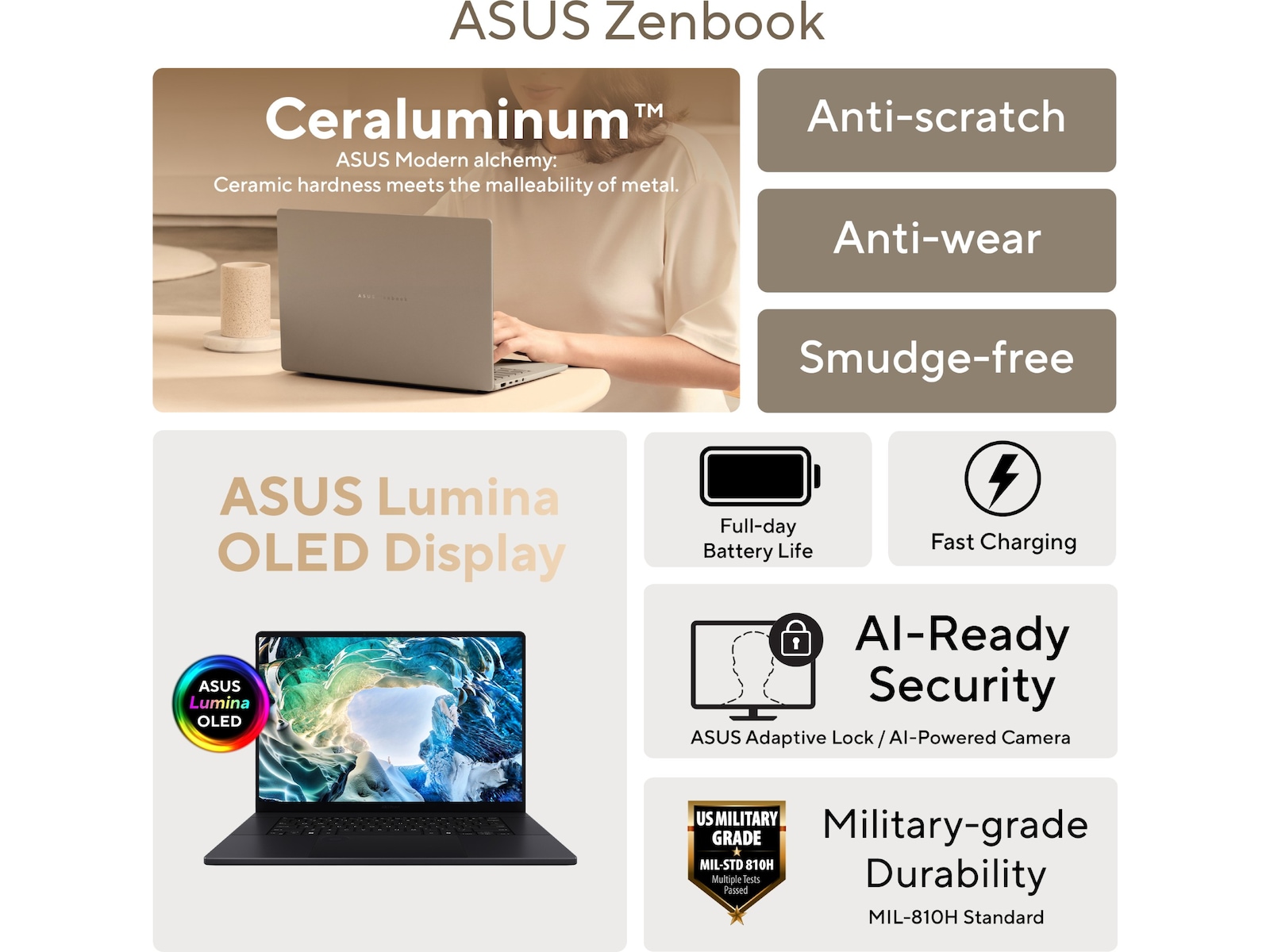 ASUS Zenbook S16 UM5606GA 16" 3K OLED PC - Bærbar / laptop