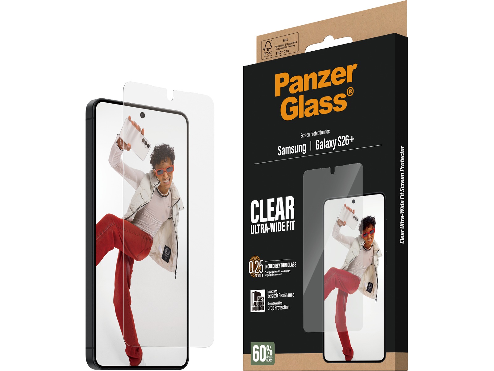 PanzerGlass Galaxy S26+ skærmbeskytter Skærmbeskyttelse mobiltelefon