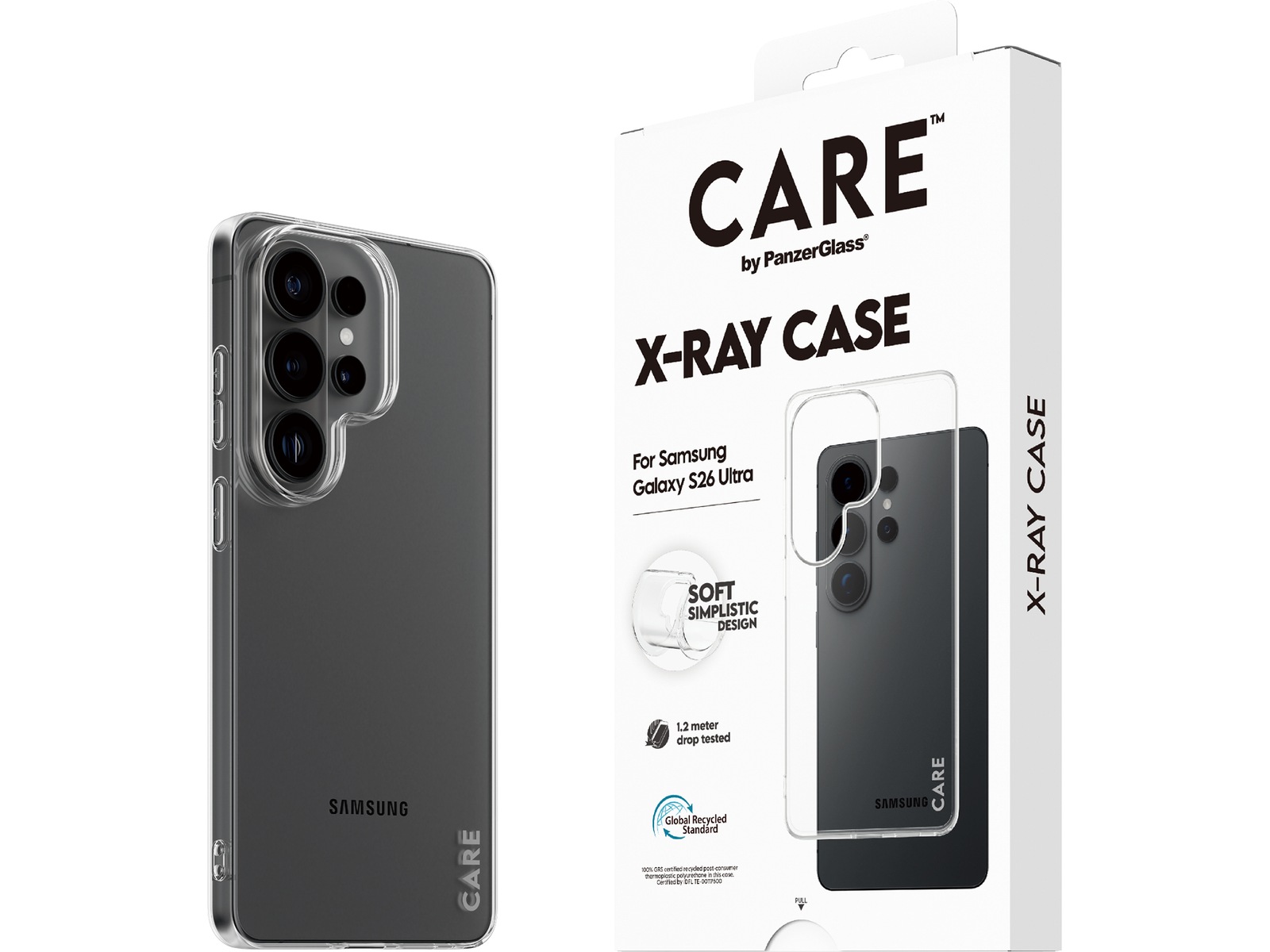 PanzerGlass CARE Galaxy S26 Ultra X-Ray cover (gennemsigtig) Mobilcover