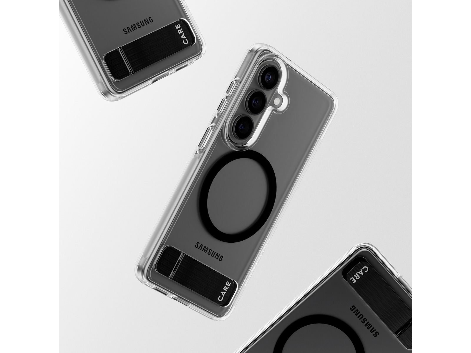 PanzerGlass CARE Galaxy S26 Urban Explorer cover (gennemsigtig/sort) Mobilcover