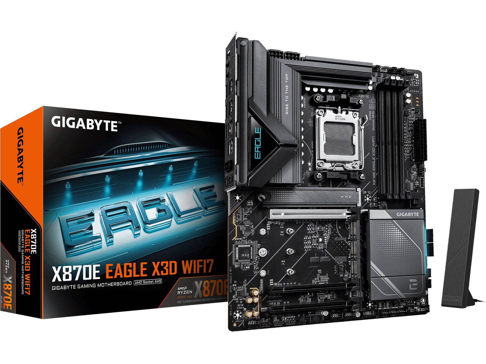 Gigabyte X870E EAGLE X3D bundkort WIFI7 AMD Socket