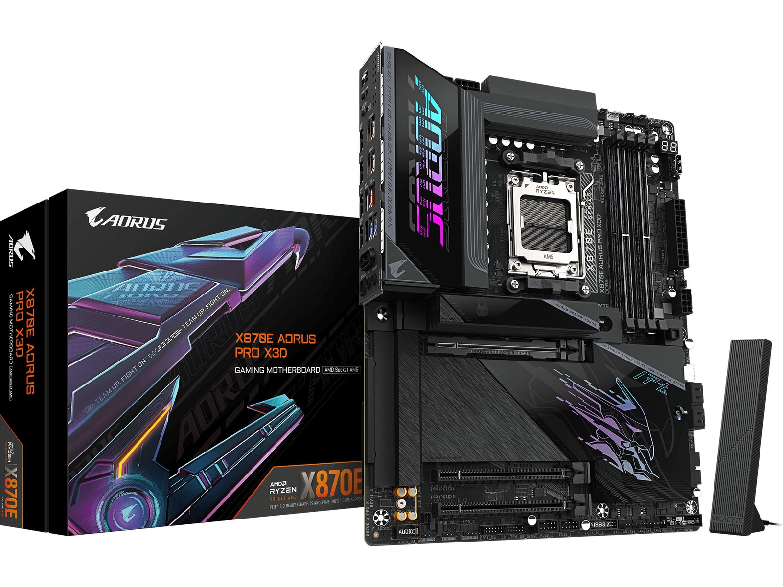 Gigabyte X870E AORUS PRO X3D bundkort AMD Socket