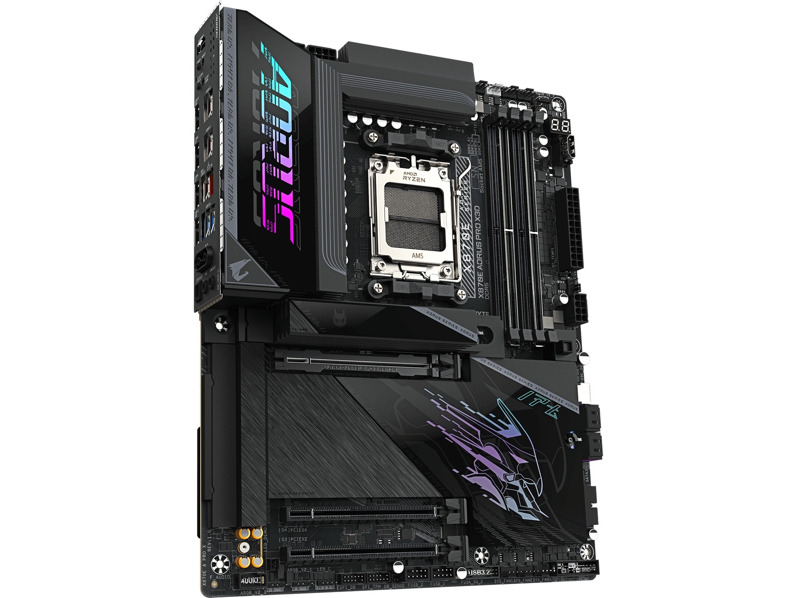 Gigabyte X870E AORUS PRO X3D bundkort AMD Socket