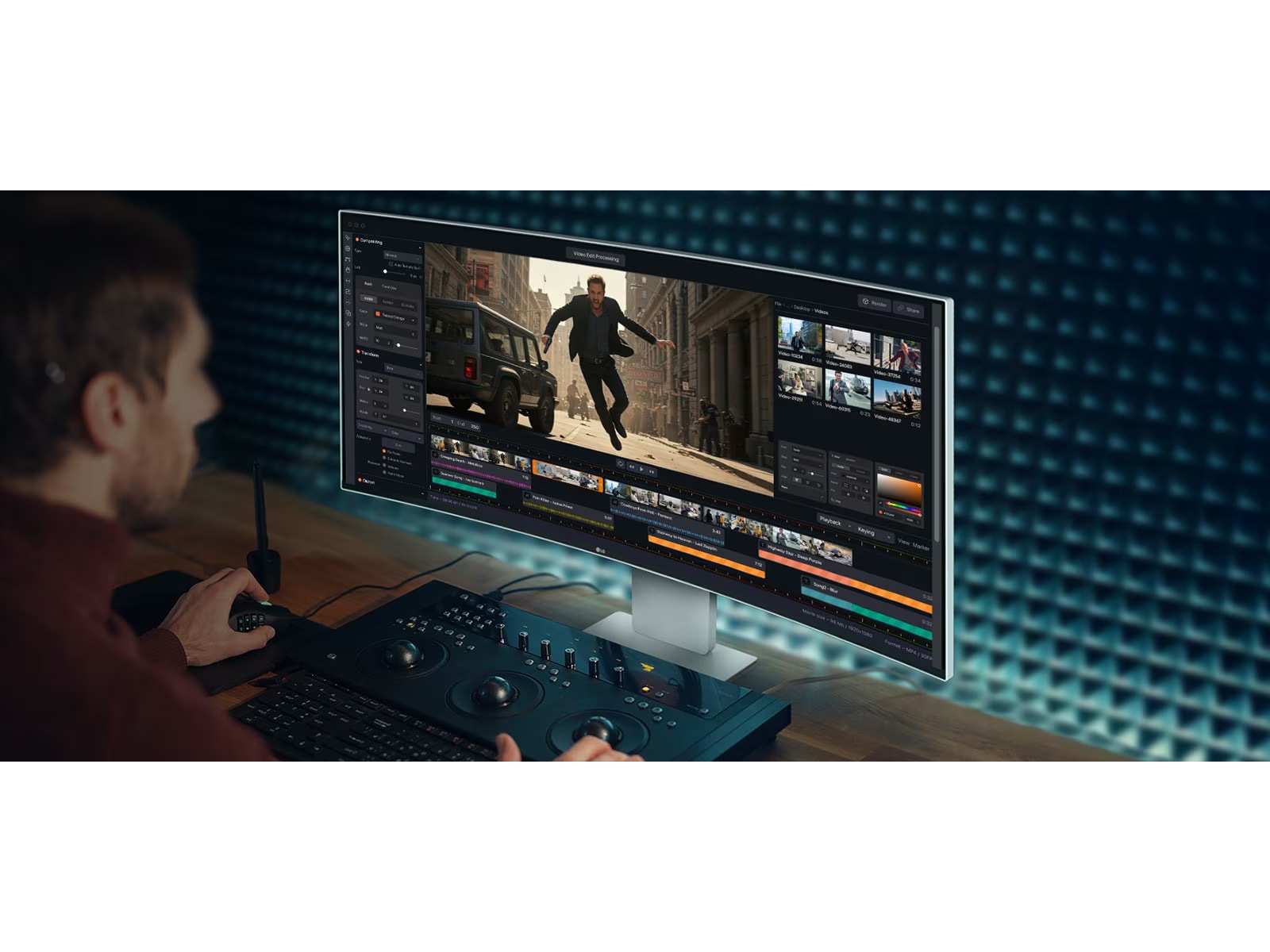 LG 40" UltraFine 5K curved skærm 40U990A Skærme