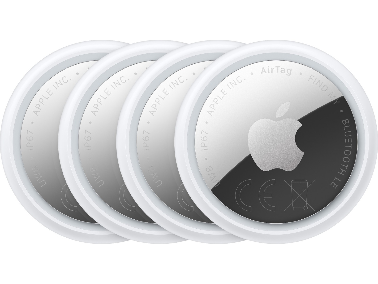 AirTag (2. gen.) tracker - 4-pak Bluetooth tracker & GPS