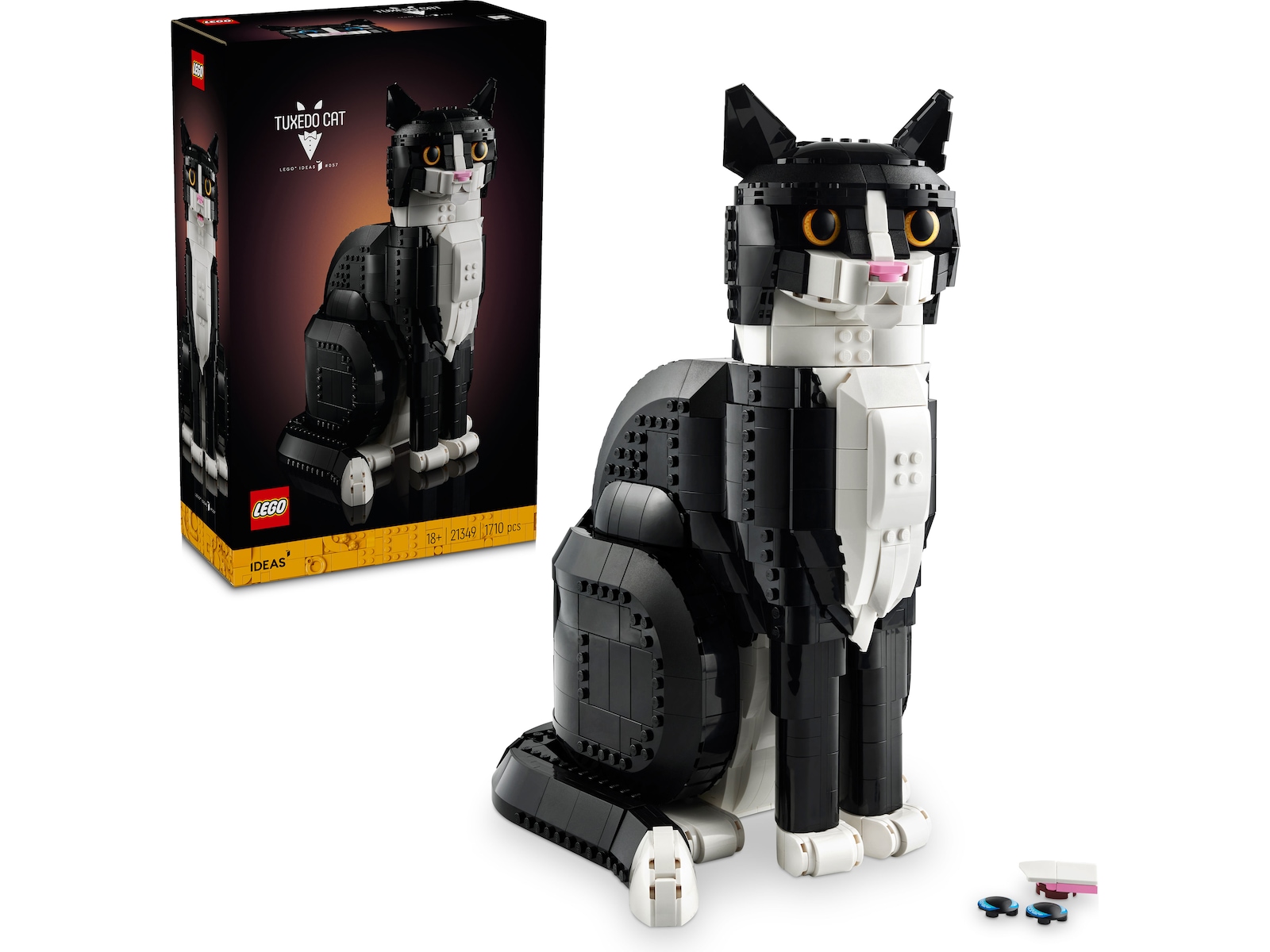 LEGO Icons sort-hvid kat 21349 LEGO