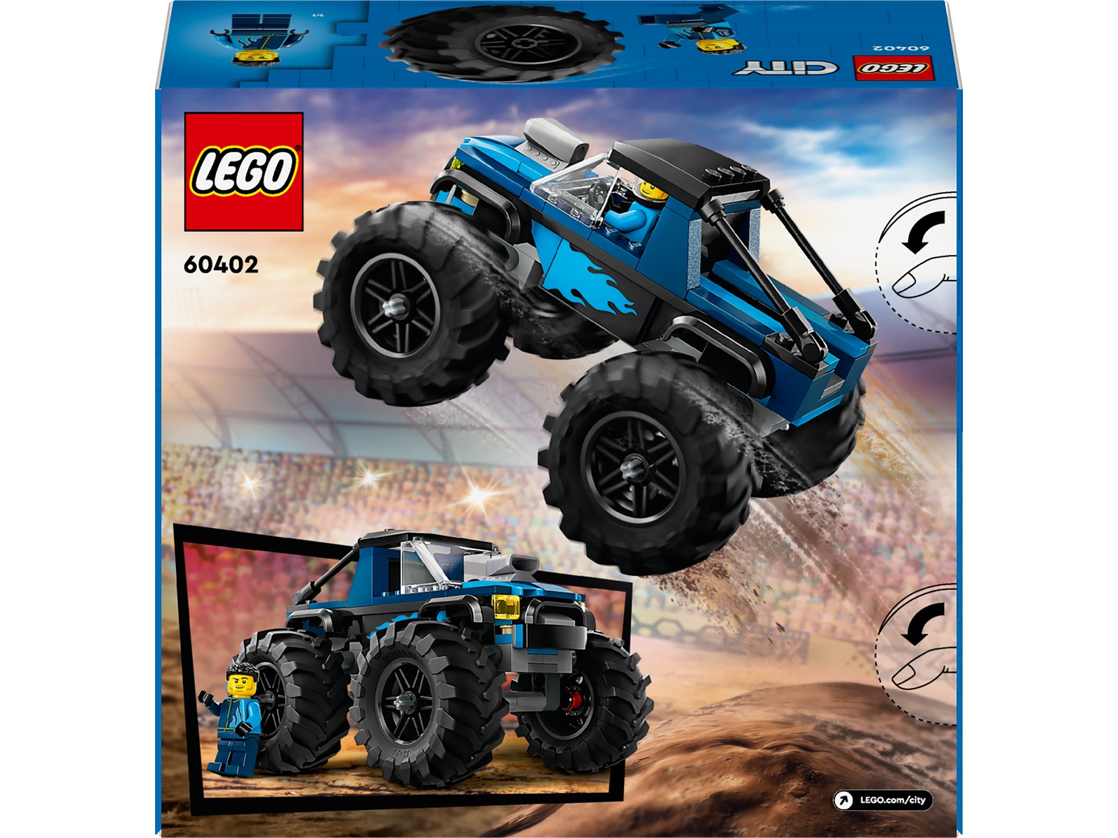 LEGO City Great Vehicles monstertruck 60402 (blå) LEGO