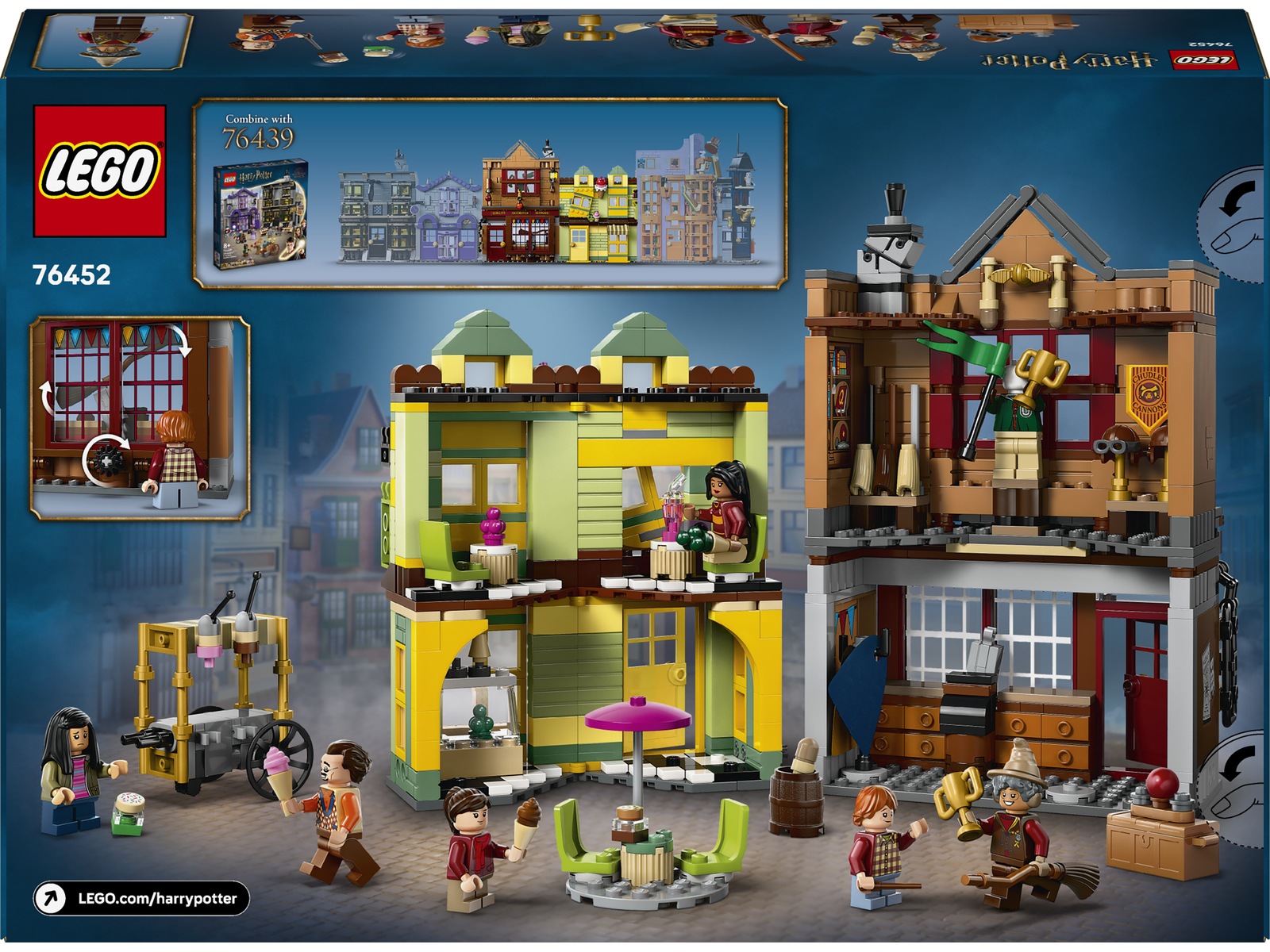 LEGO Harry Potter kvalitetsudstyr til rumpeldunk og isbar 76452 LEGO