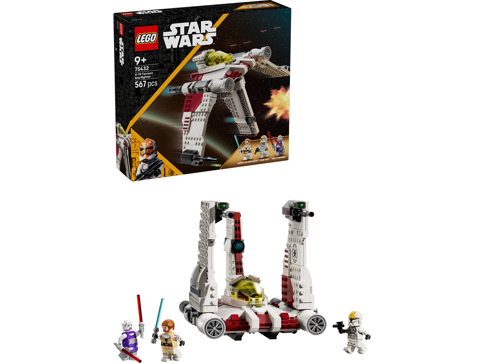 LEGO Star Wars: The Clone Wars V-19 Torrent-stjernejager 75432 LEGO