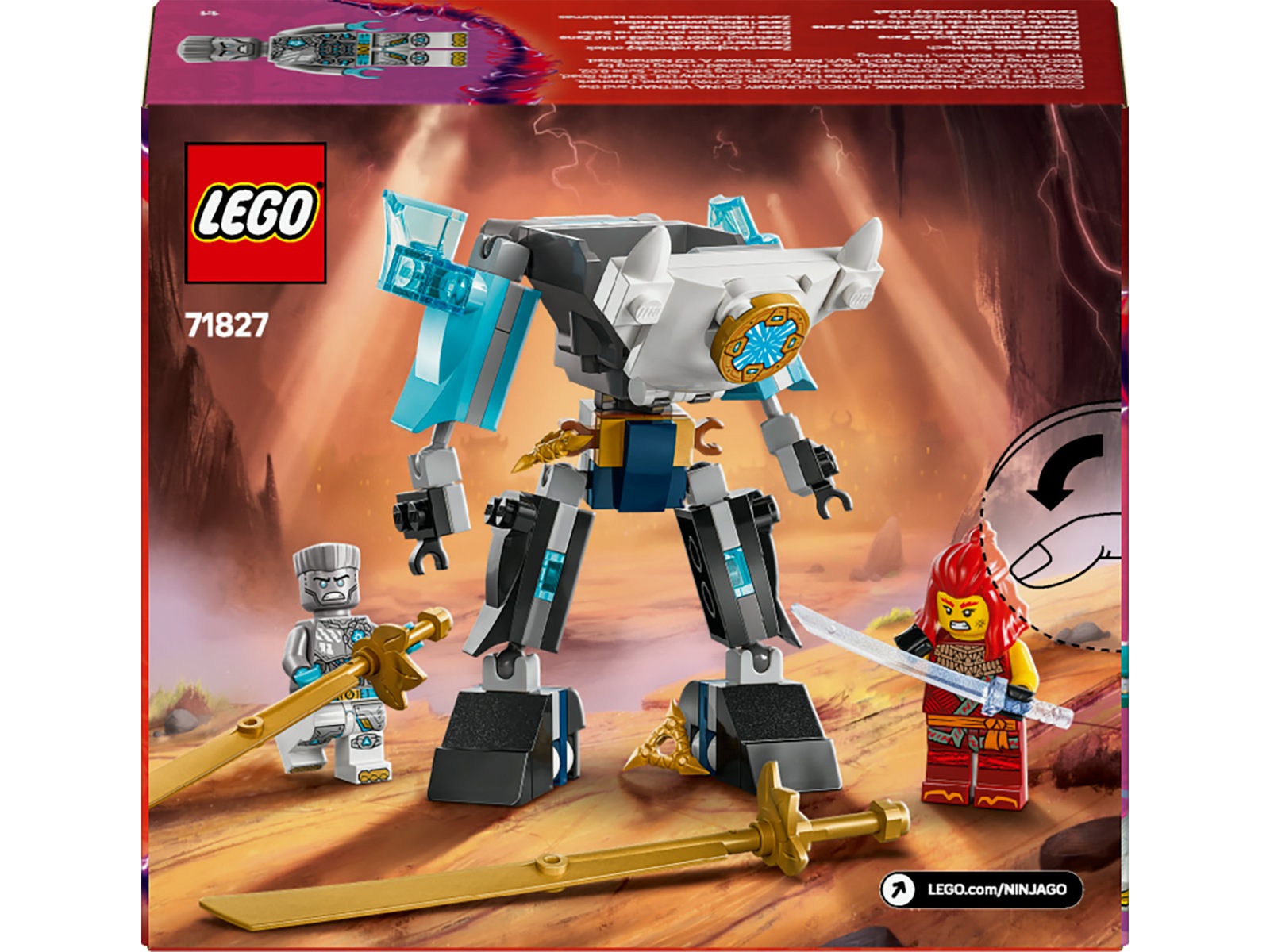 LEGO Ninjago Zanes kamprobotdragt 71827 LEGO