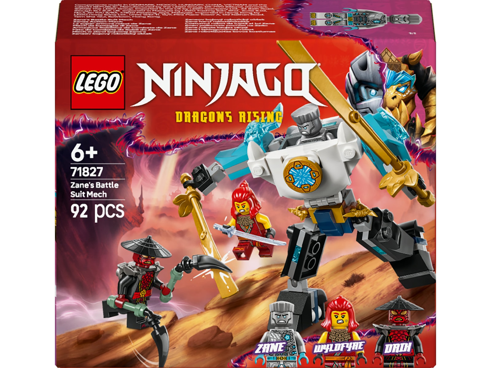 LEGO Ninjago Zanes kamprobotdragt 71827 LEGO