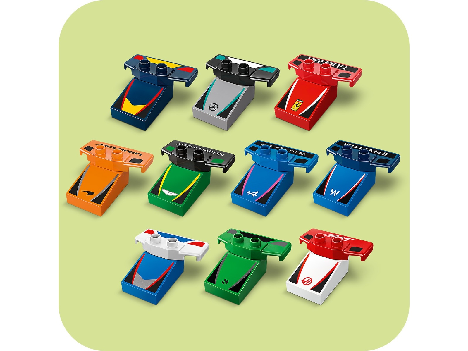 LEGO DUPLO Town F1 Team med racerbiler og chauffører 10445 LEGO