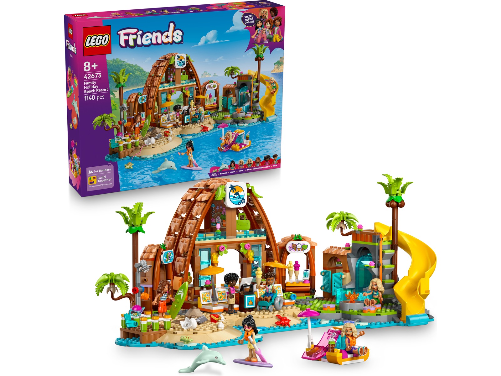 LEGO Friends familieferie på strandresort 42673 LEGO