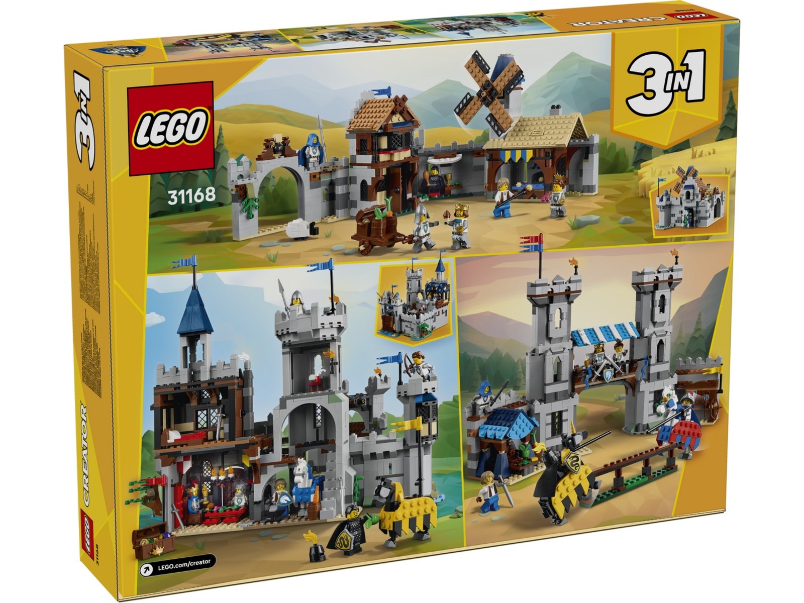 LEGO Creator middelalderligt ridderslot 31168 LEGO