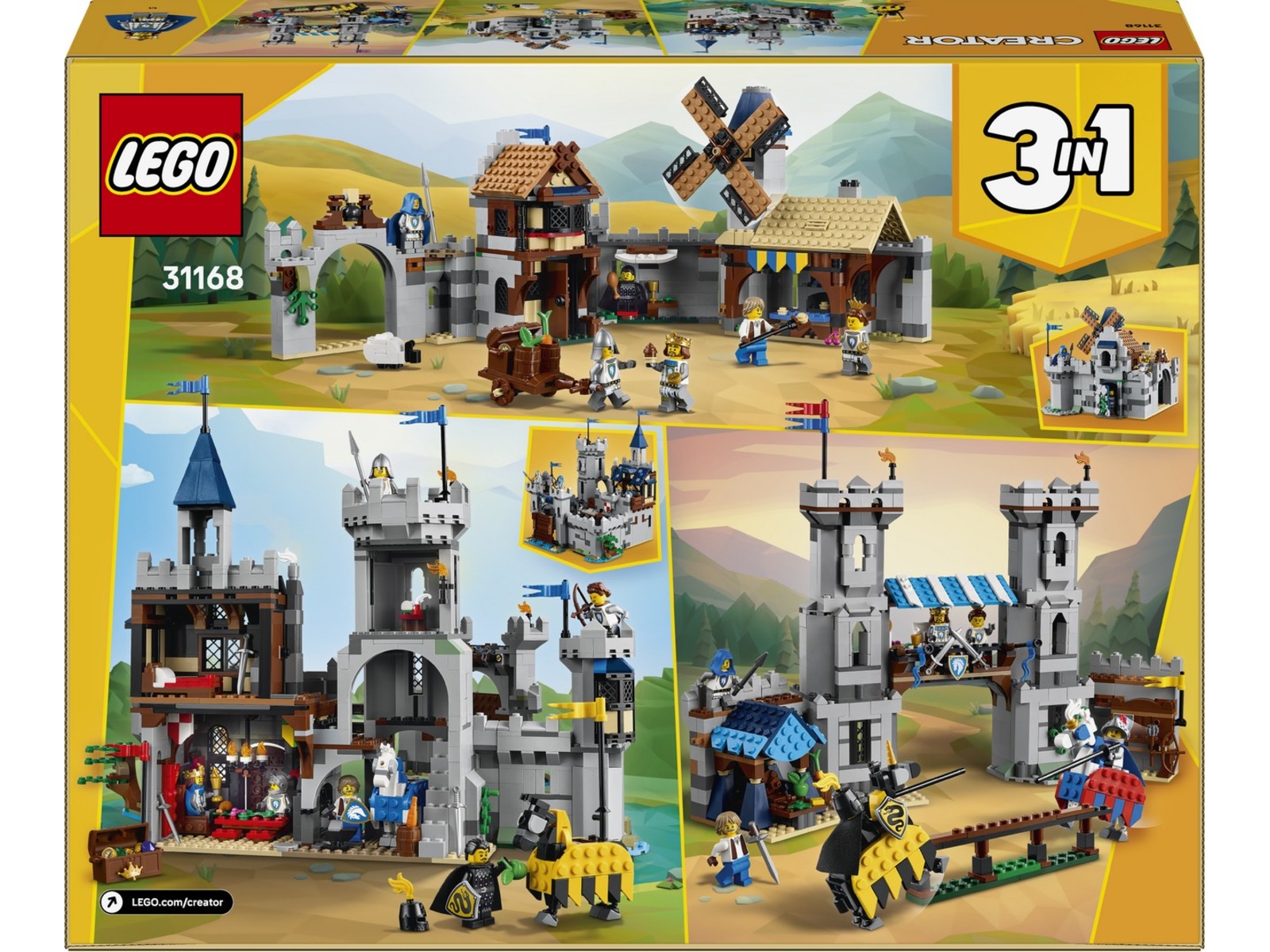 LEGO Creator middelalderligt ridderslot 31168 LEGO