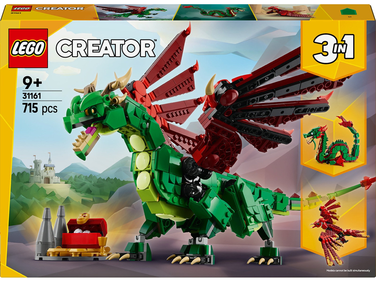 LEGO Creator middelalderlig drage 31161 LEGO