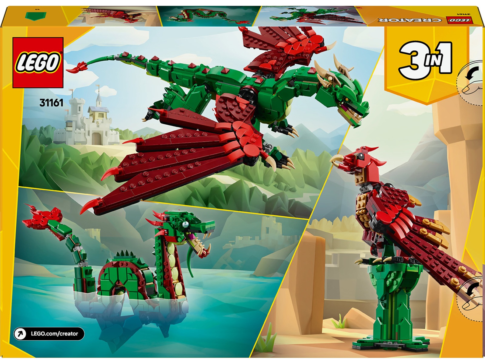 LEGO Creator middelalderlig drage 31161 LEGO