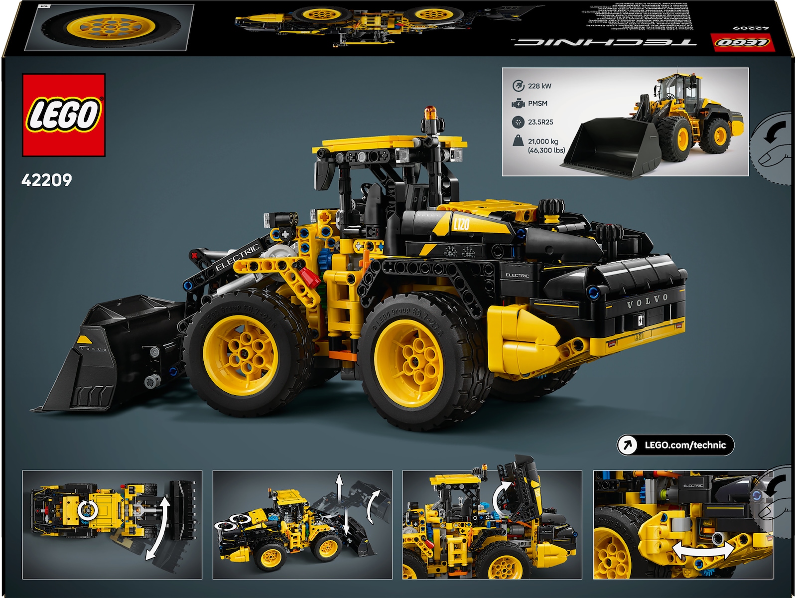 LEGO Technic Volvo L120 elektrisk hjullæsser 42209 LEGO