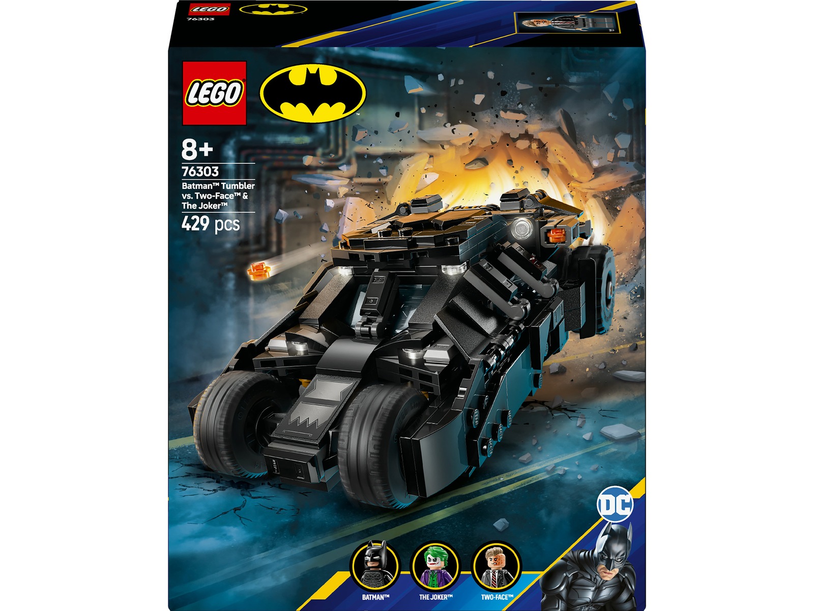 LEGO Super Heroes Batmans Tumbler mod Two-Face og Jokeren 76303 LEGO