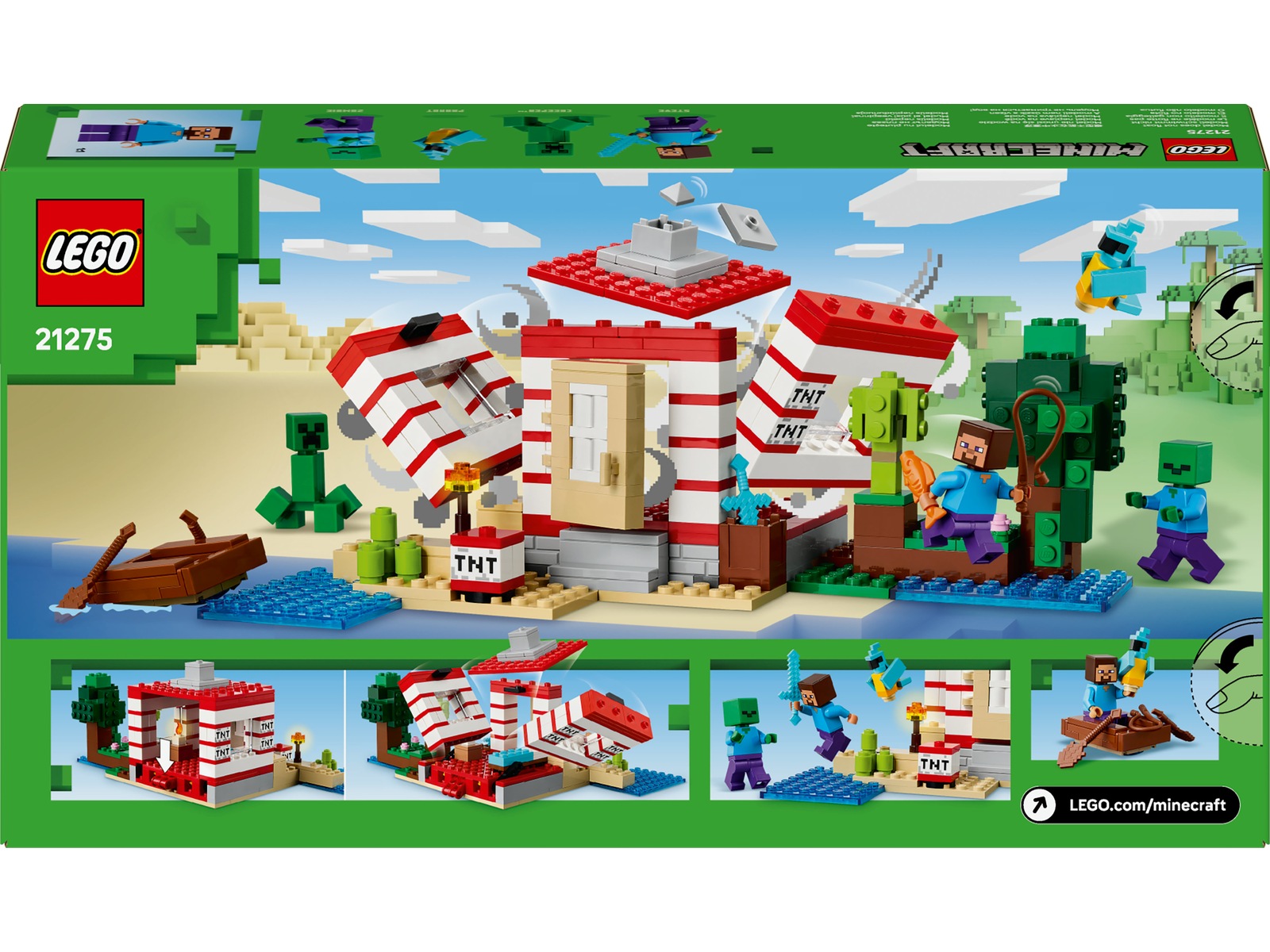 LEGO Minecraft dynamithuset i junglen 21275 LEGO