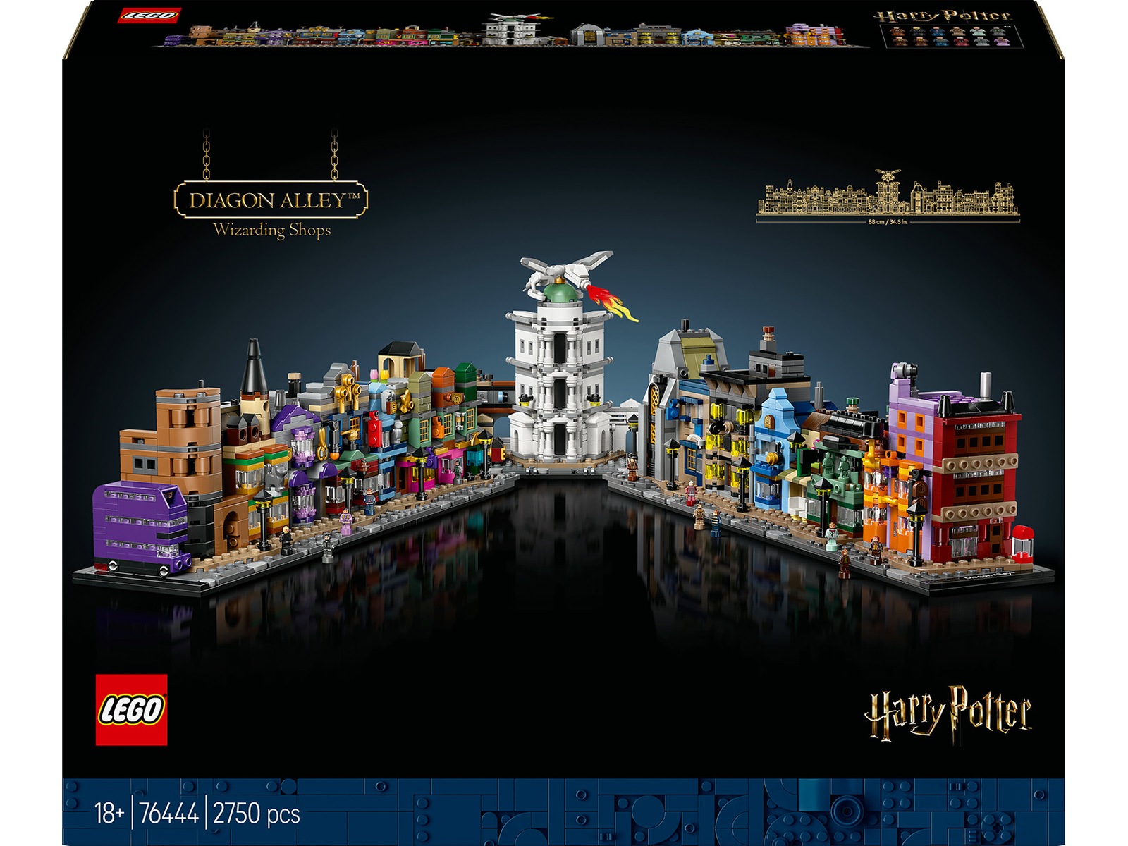 LEGO Harry Potter Diagonalstrædets troldmandsbutikker 76444 LEGO
