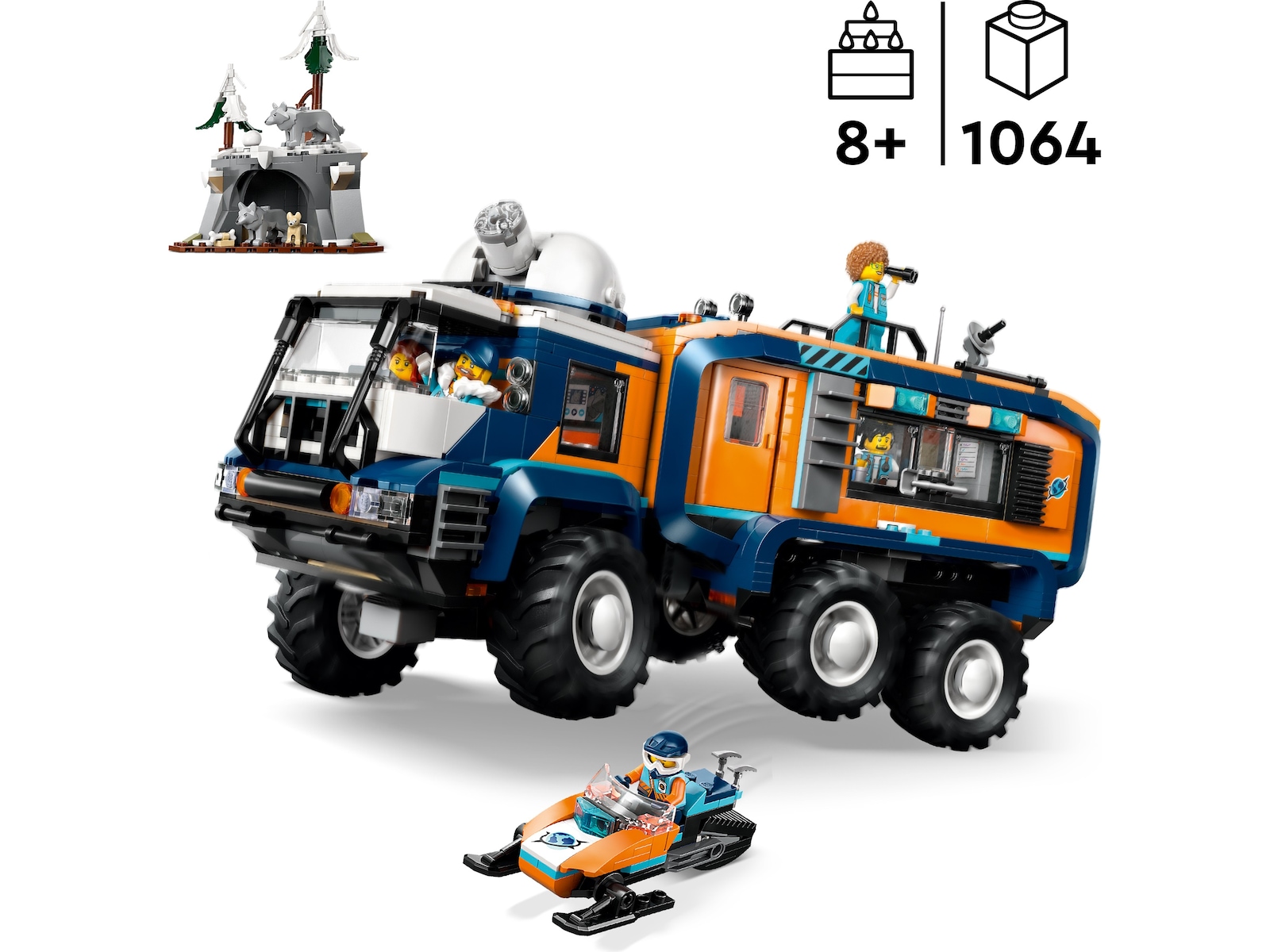 LEGO City polarforskernes laboratoriekøretøj 60471 LEGO