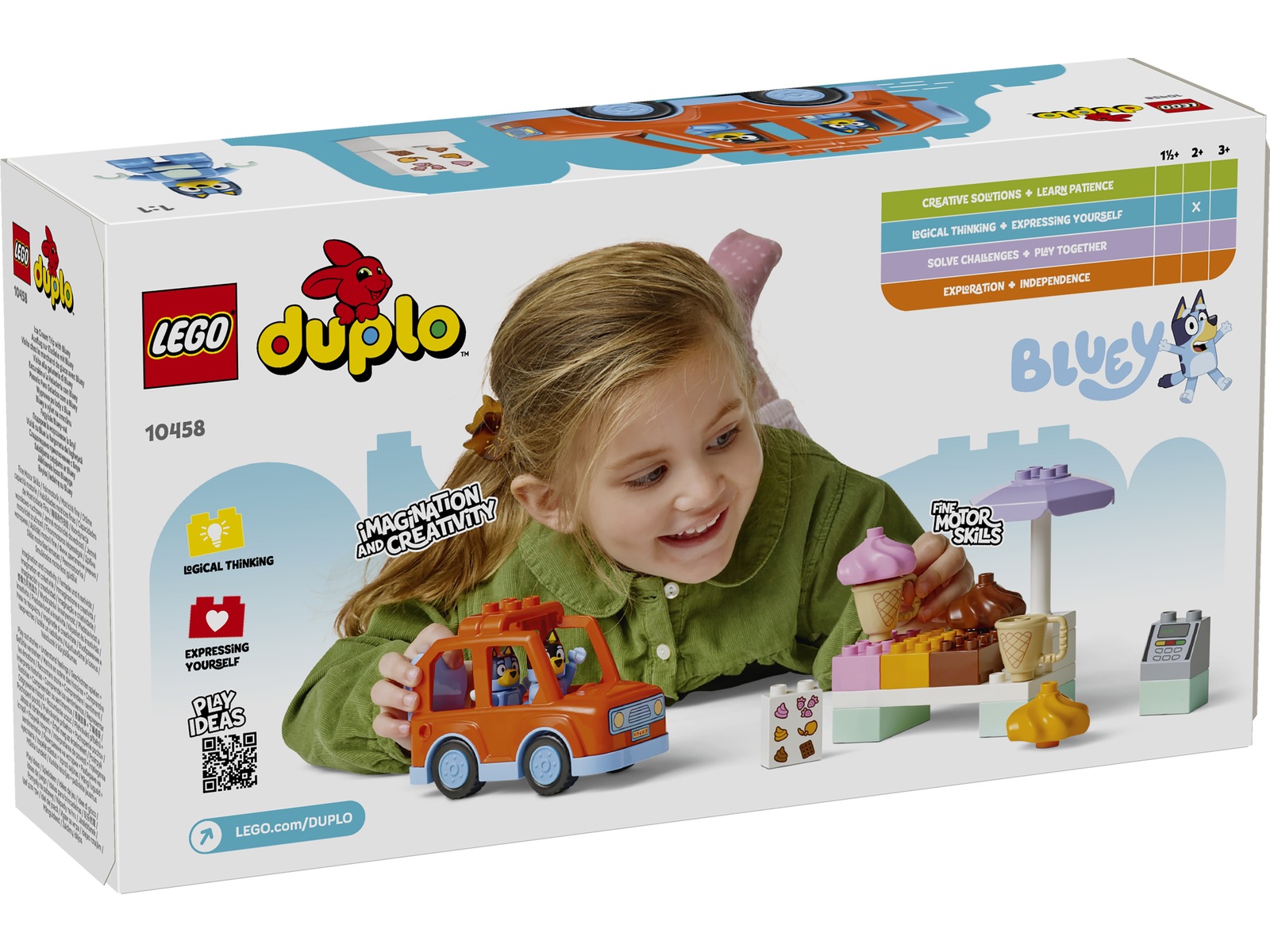 LEGO DUPLO Bluey isudflugt med Bluey 10458 LEGO