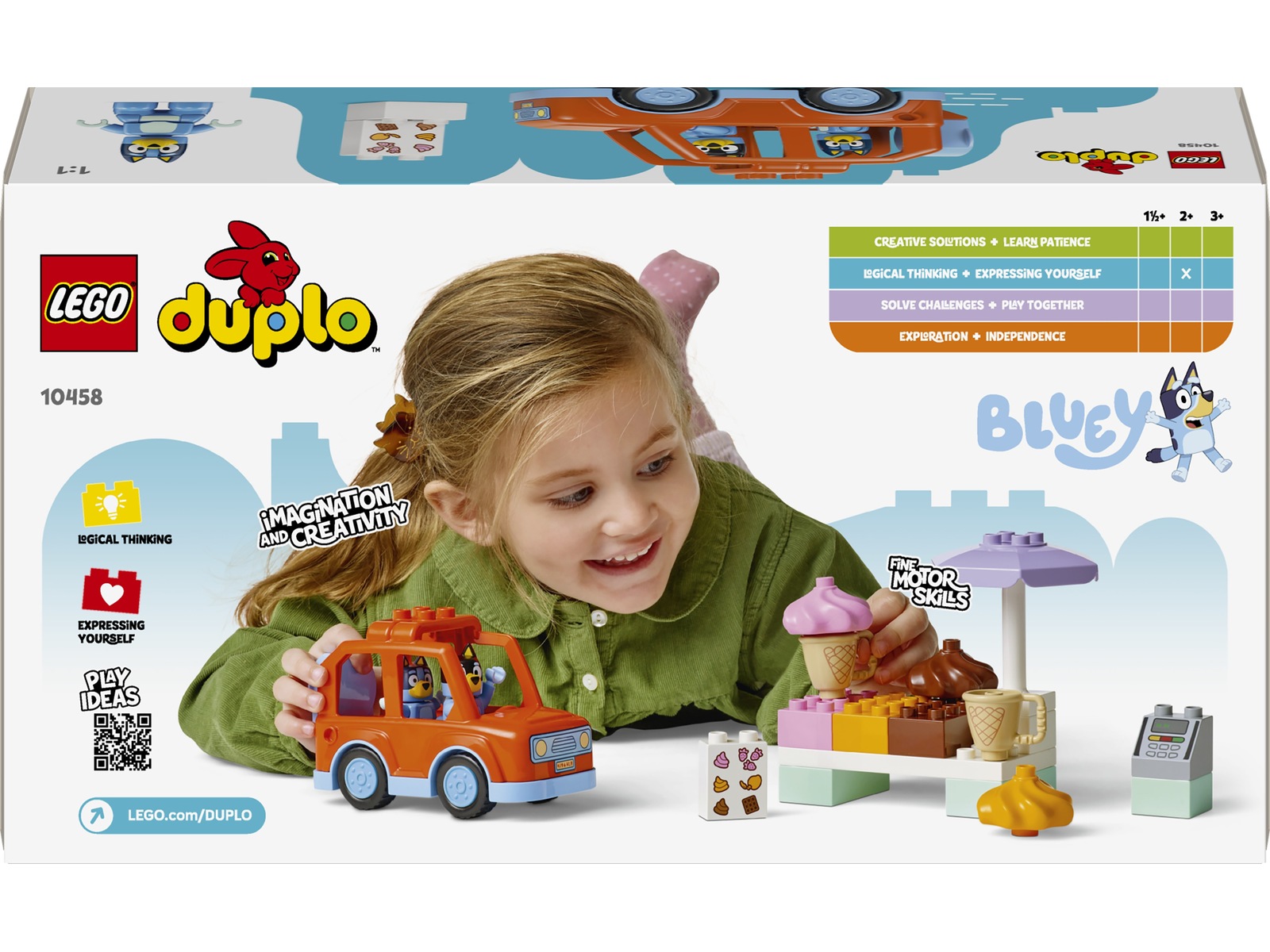 LEGO DUPLO Bluey isudflugt med Bluey 10458 LEGO
