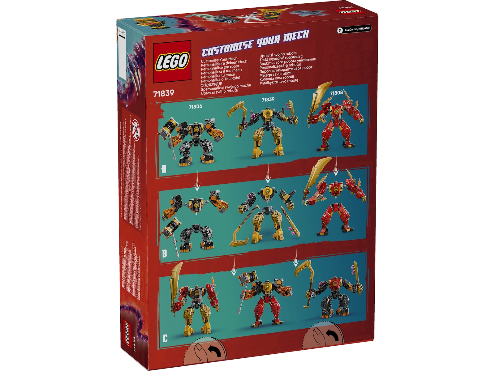 LEGO Ninjago Arins Spinjitzu-kamprobot 71839 LEGO