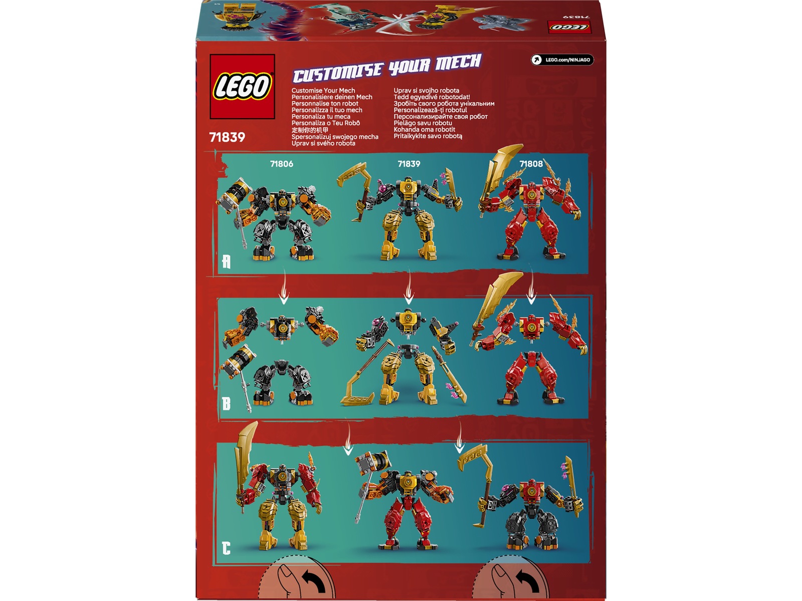 LEGO Ninjago Arins Spinjitzu-kamprobot 71839 LEGO