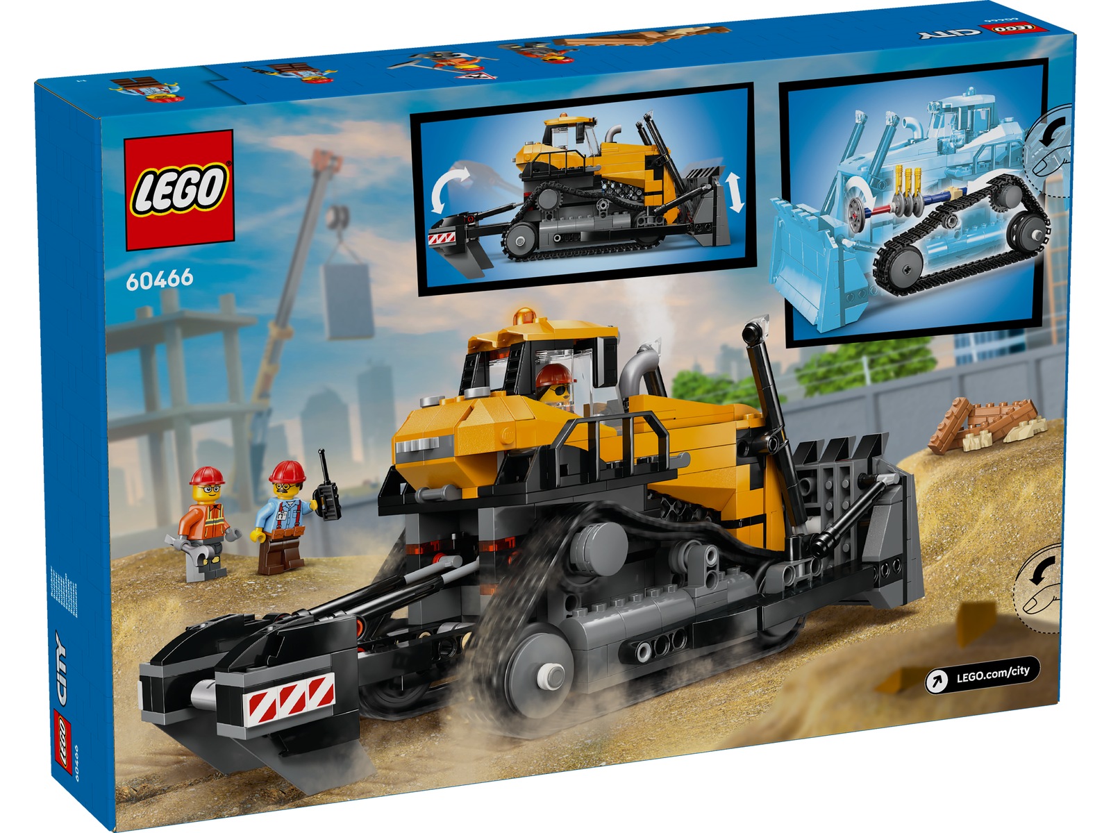 LEGO City bulldozer 60466 (gul) LEGO