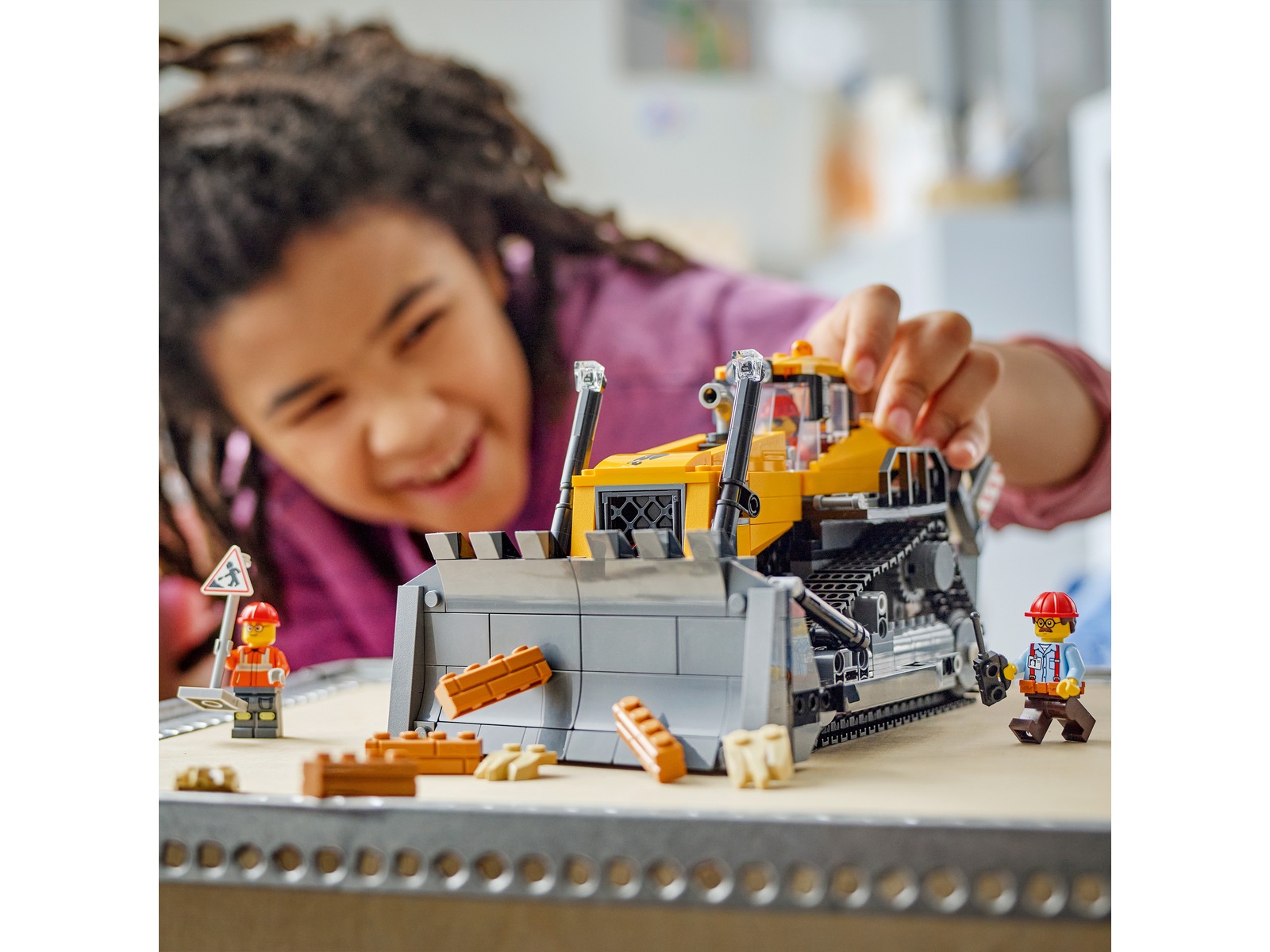 LEGO City bulldozer 60466 (gul) LEGO