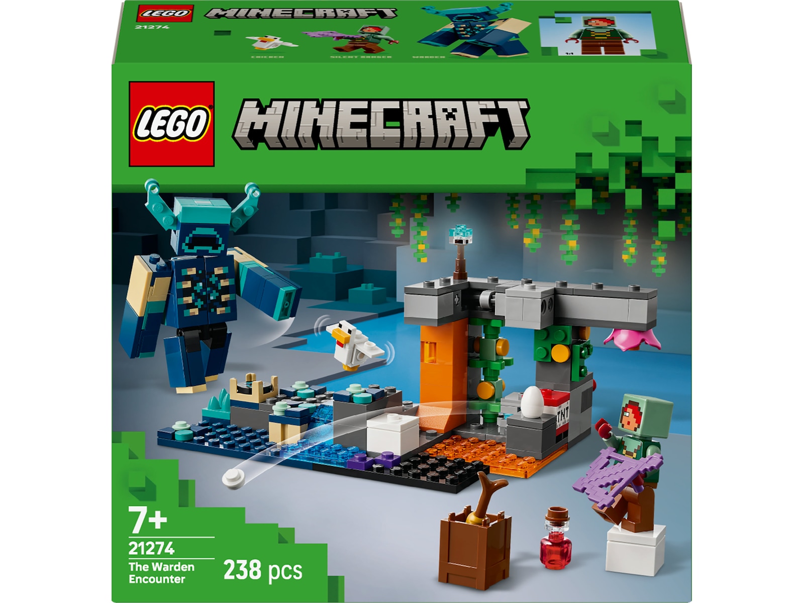 LEGO Minecraft mødet med vogteren 21274 LEGO