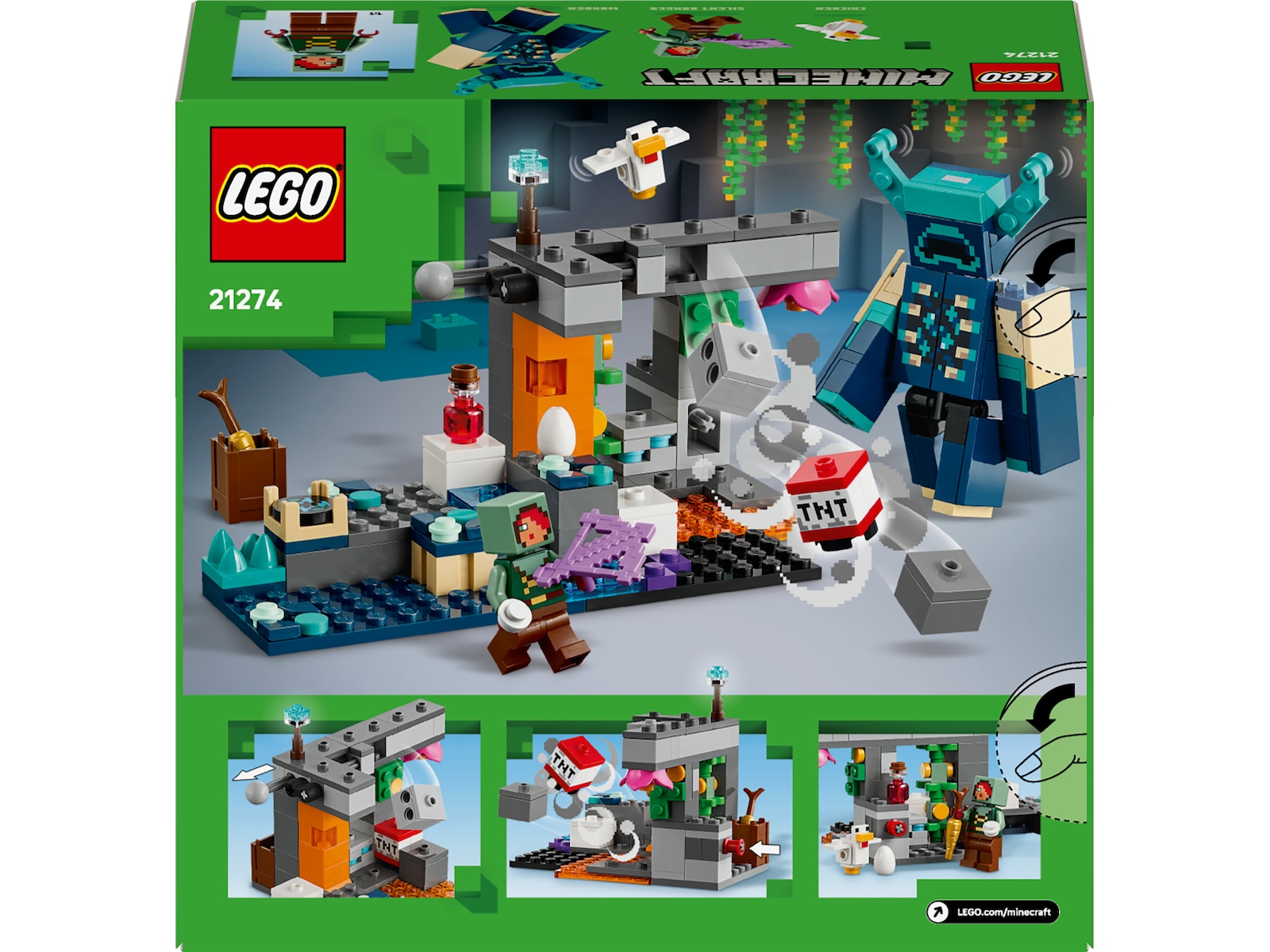 LEGO Minecraft mødet med vogteren 21274 LEGO