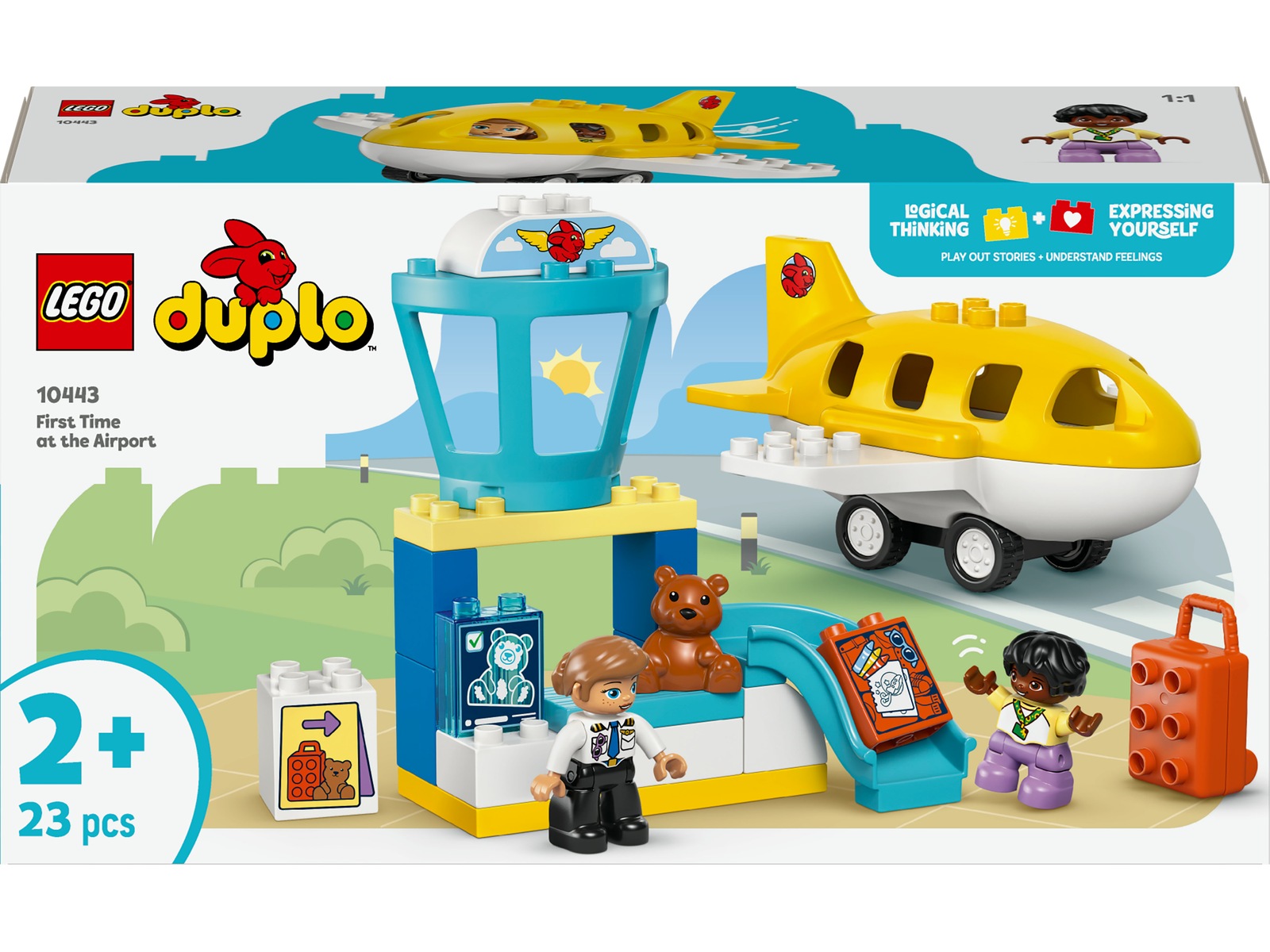 LEGO DUPLO Town første gang i lufthavnen 10443 LEGO