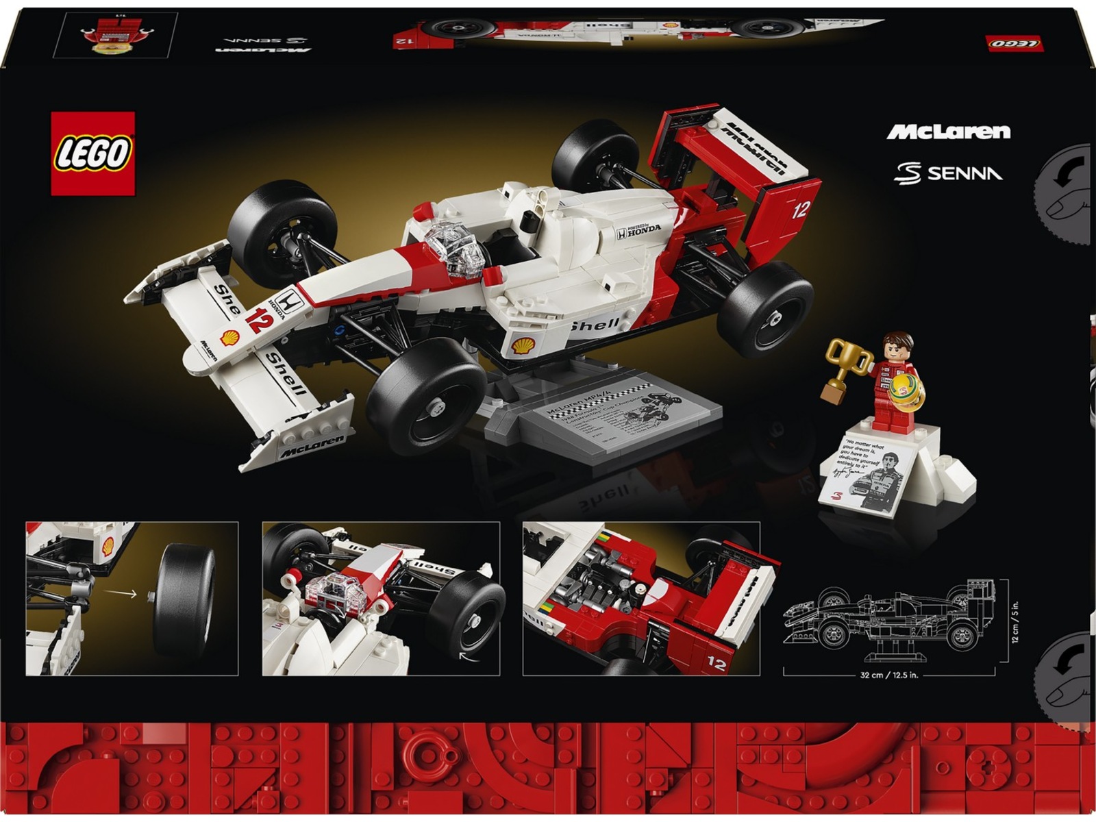 LEGO Icons McLaren MP4/4 & Ayrton Senna 10330 LEGO